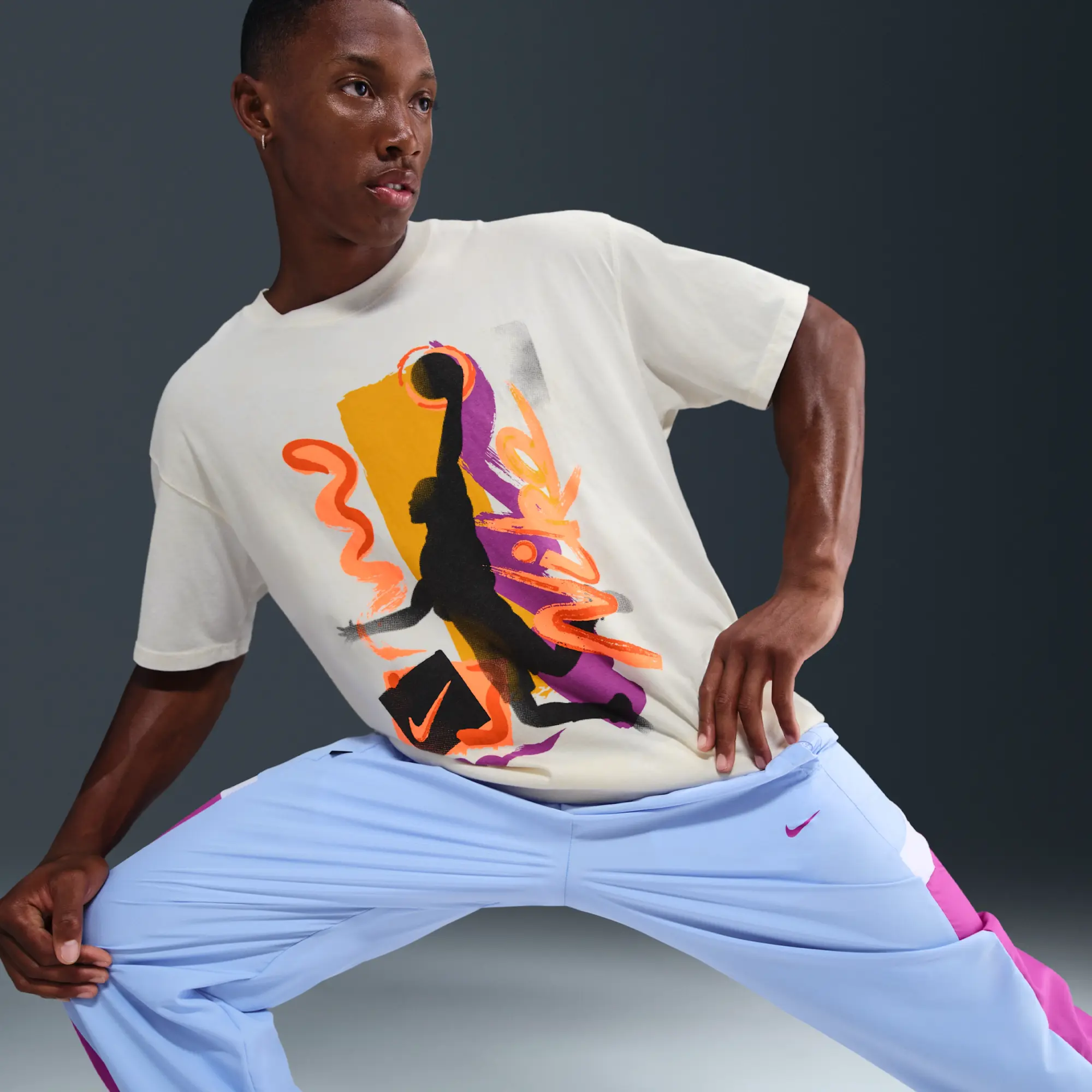 Nike Men's Max90 Basketball T-Shirt - White