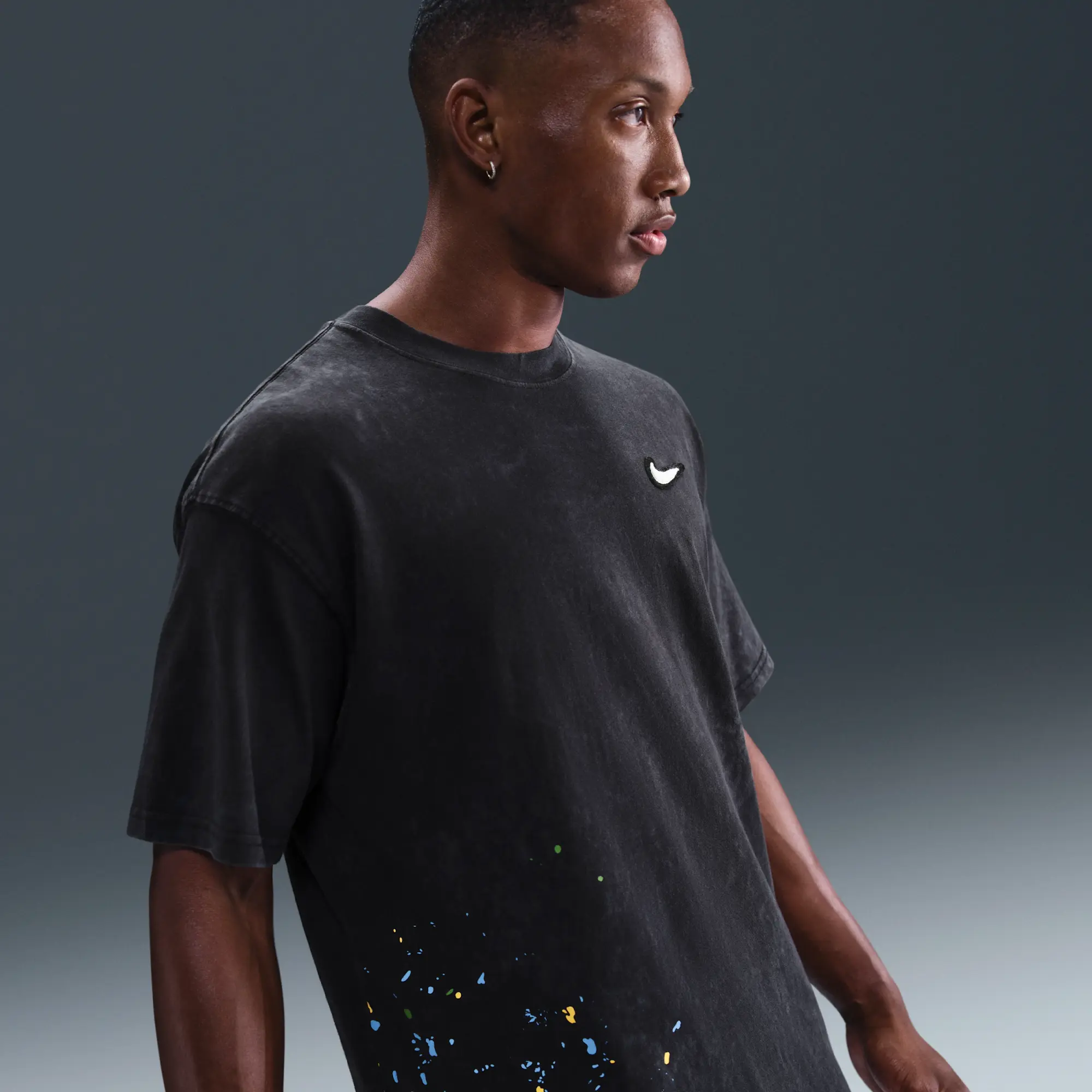 Nike Men's Max90 Basketball T-Shirt - Black