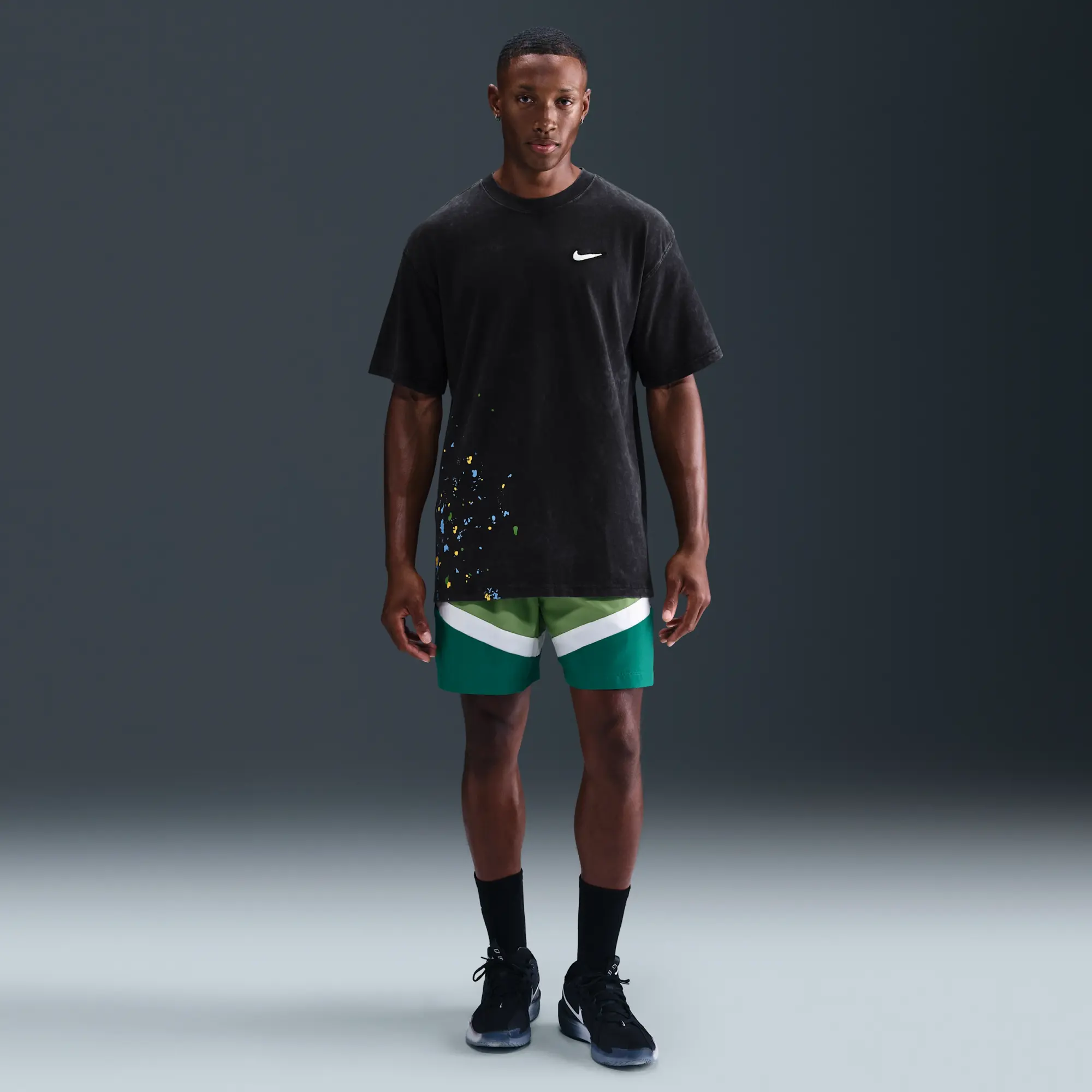 Nike Men's Max90 Basketball T-Shirt - Black