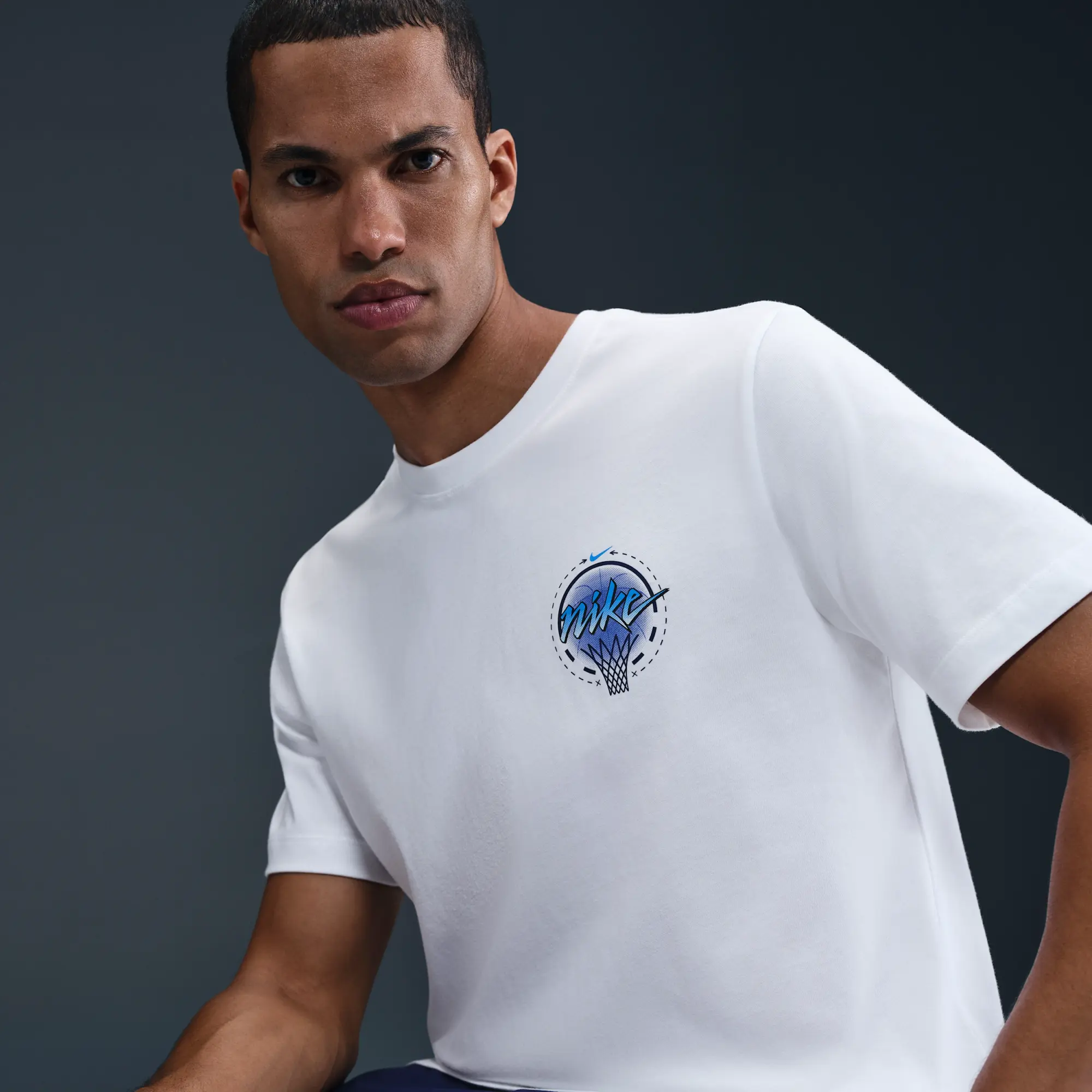 Nike Men's Basketball T-Shirt - White