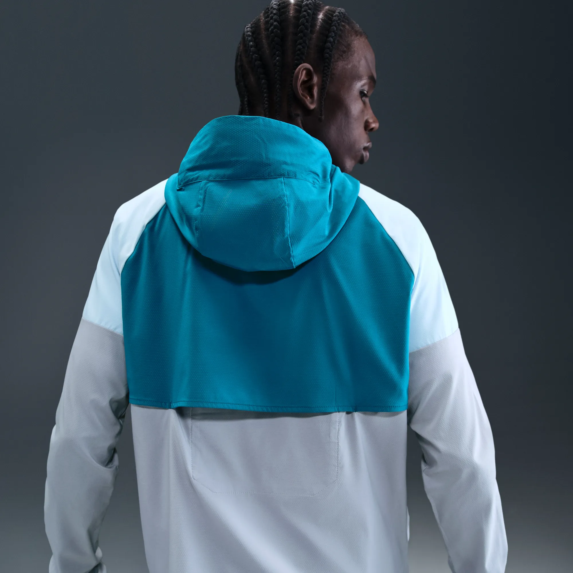イベコレ 司 Nike Impossibly Light Windrunner Men's Running Jacket - Blue