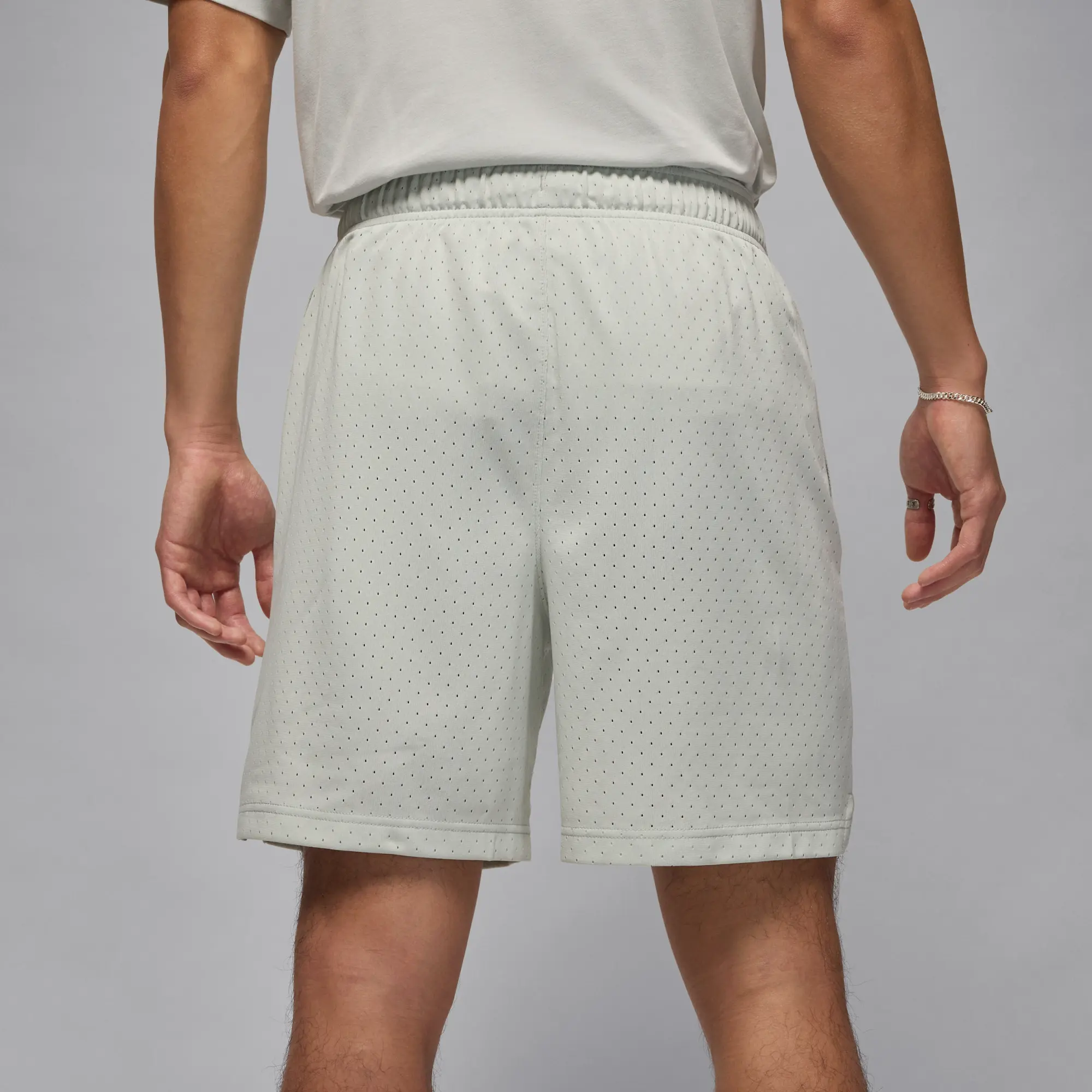 Nike Jordan Sport Men's Dri-FIT Mesh Shorts - Grey - Recycled Polyester