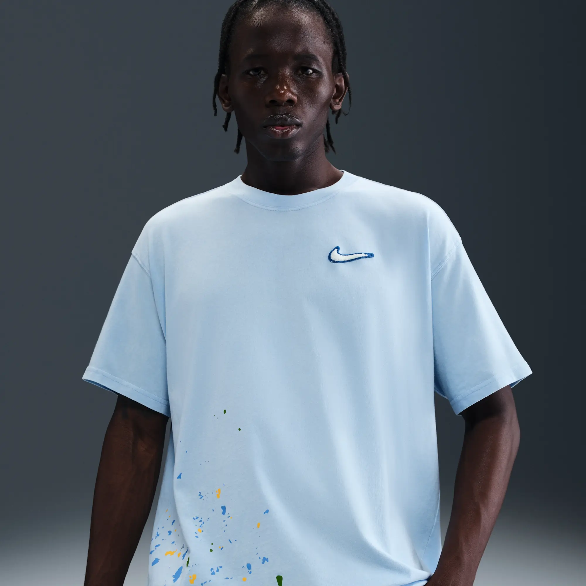 Nike Men's Max90 Basketball T-Shirt - Blue