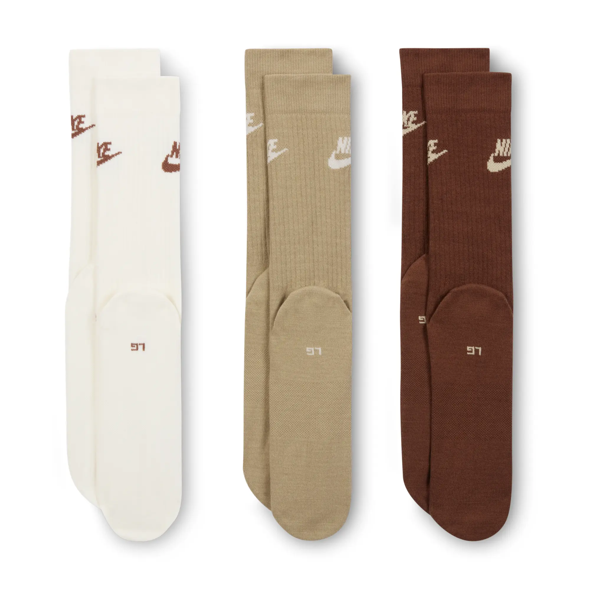 Nike Sportswear Everyday Essential Crew Socks - Multi-Colour - Sustainable Materials