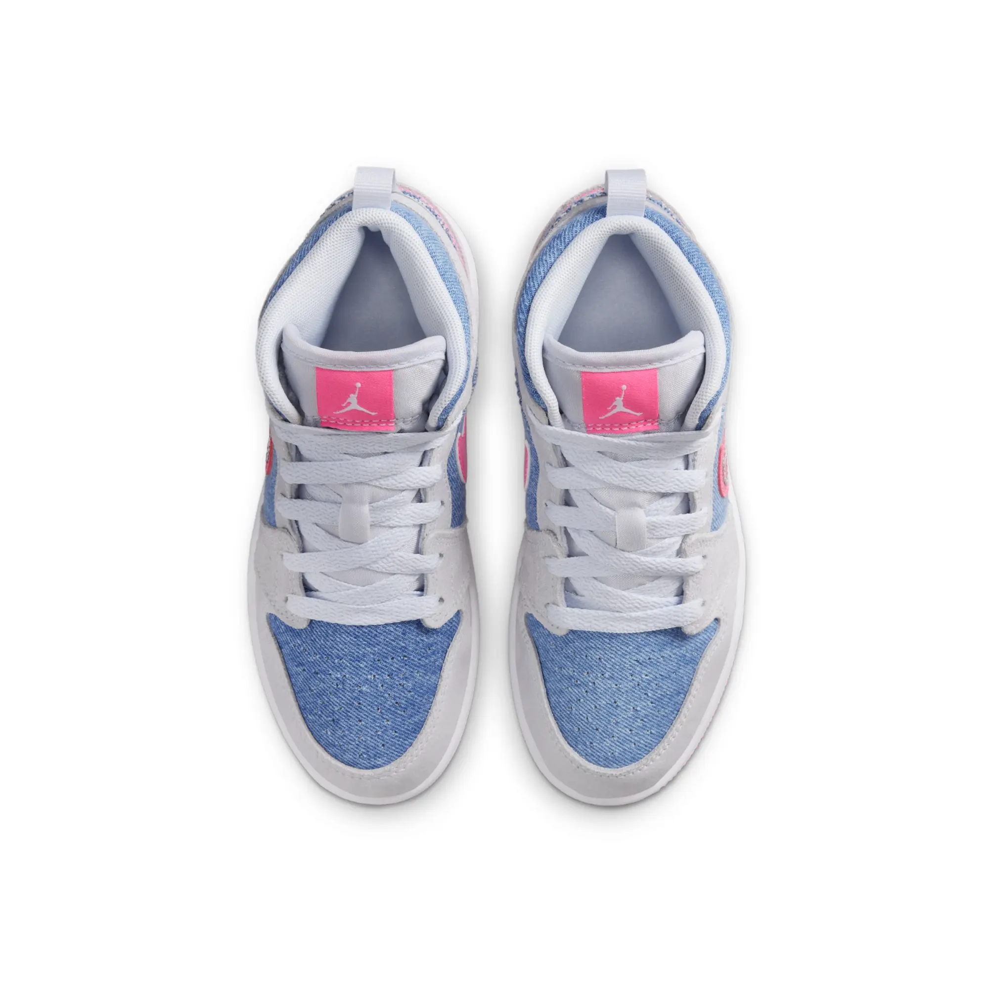 Nike Jordan 1 Mid SE Younger Kids' Shoes - Blue