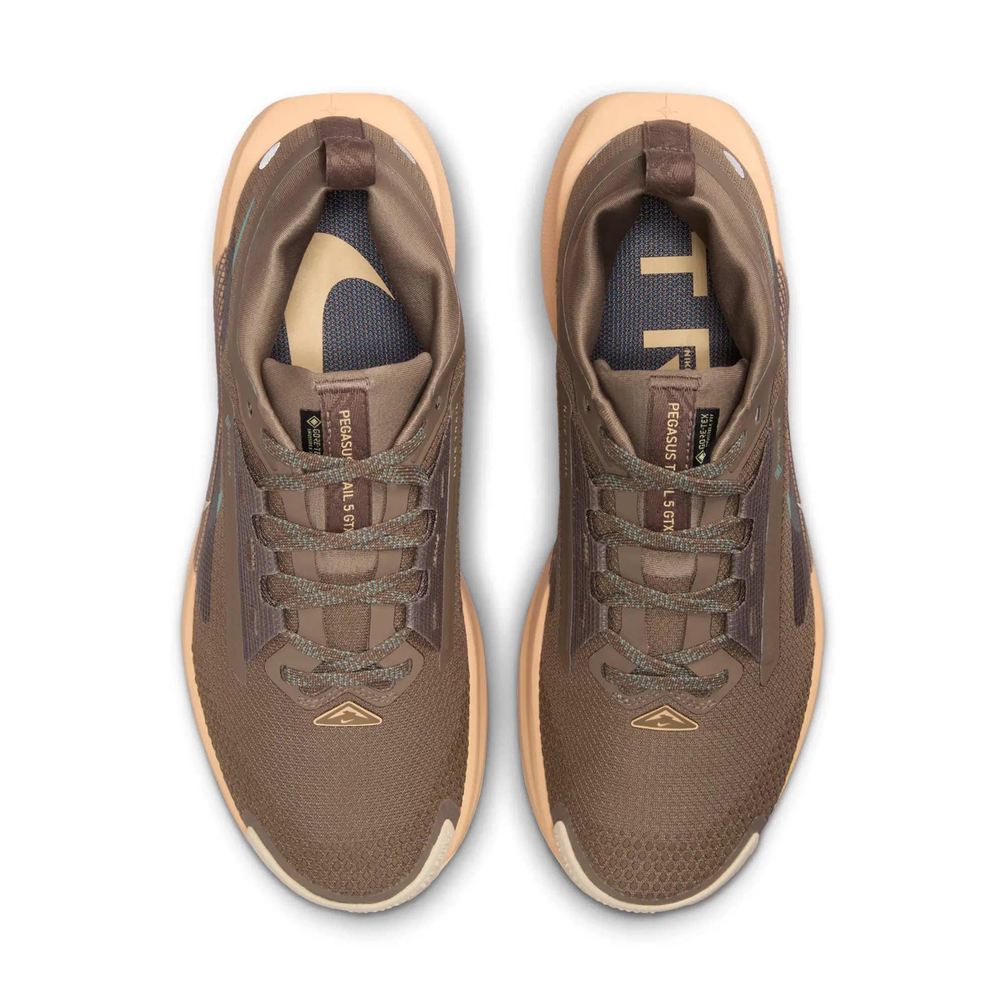 Nike Pegasus Trail 5 GORE-TEX Women's Waterproof Trail-Running Shoes - Brown - Recycled Content Minimum