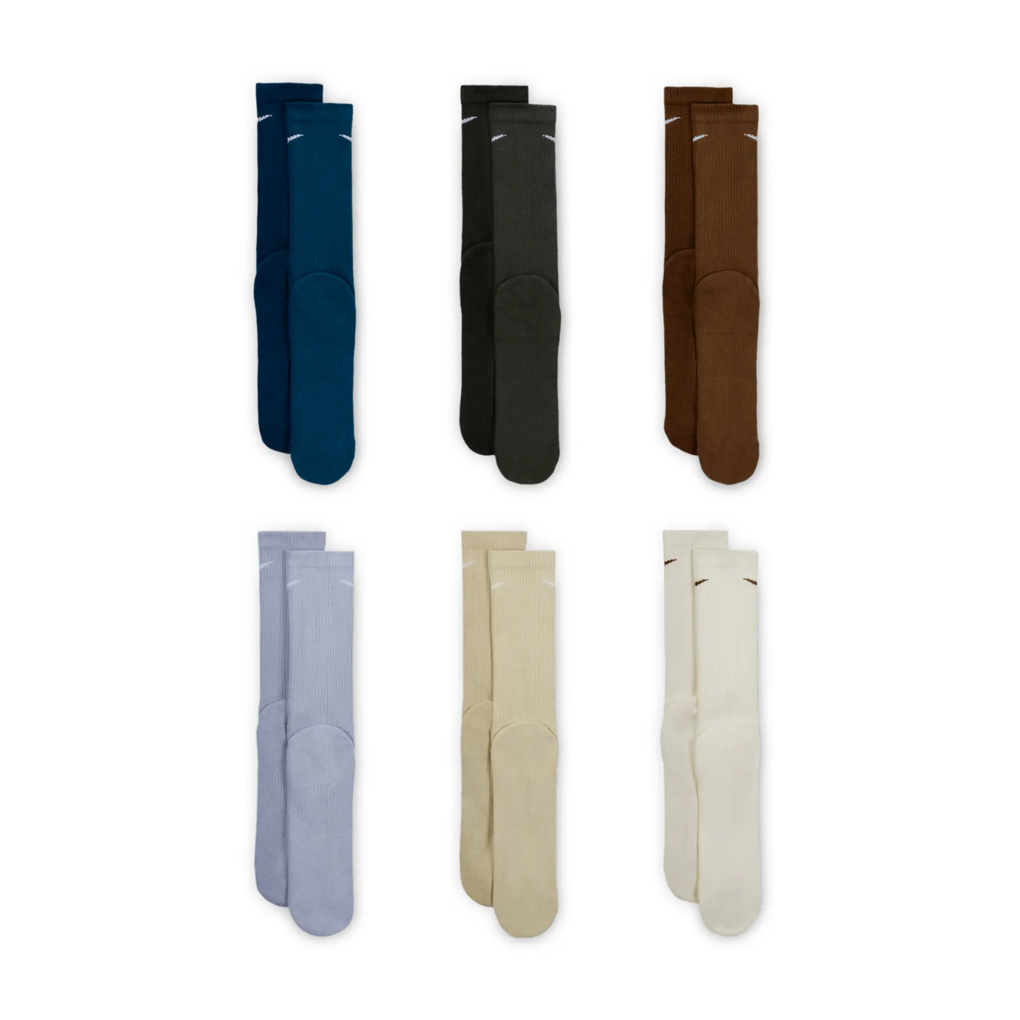Nike Everyday Plus Cushioned Training Crew Socks - Multi-Colour