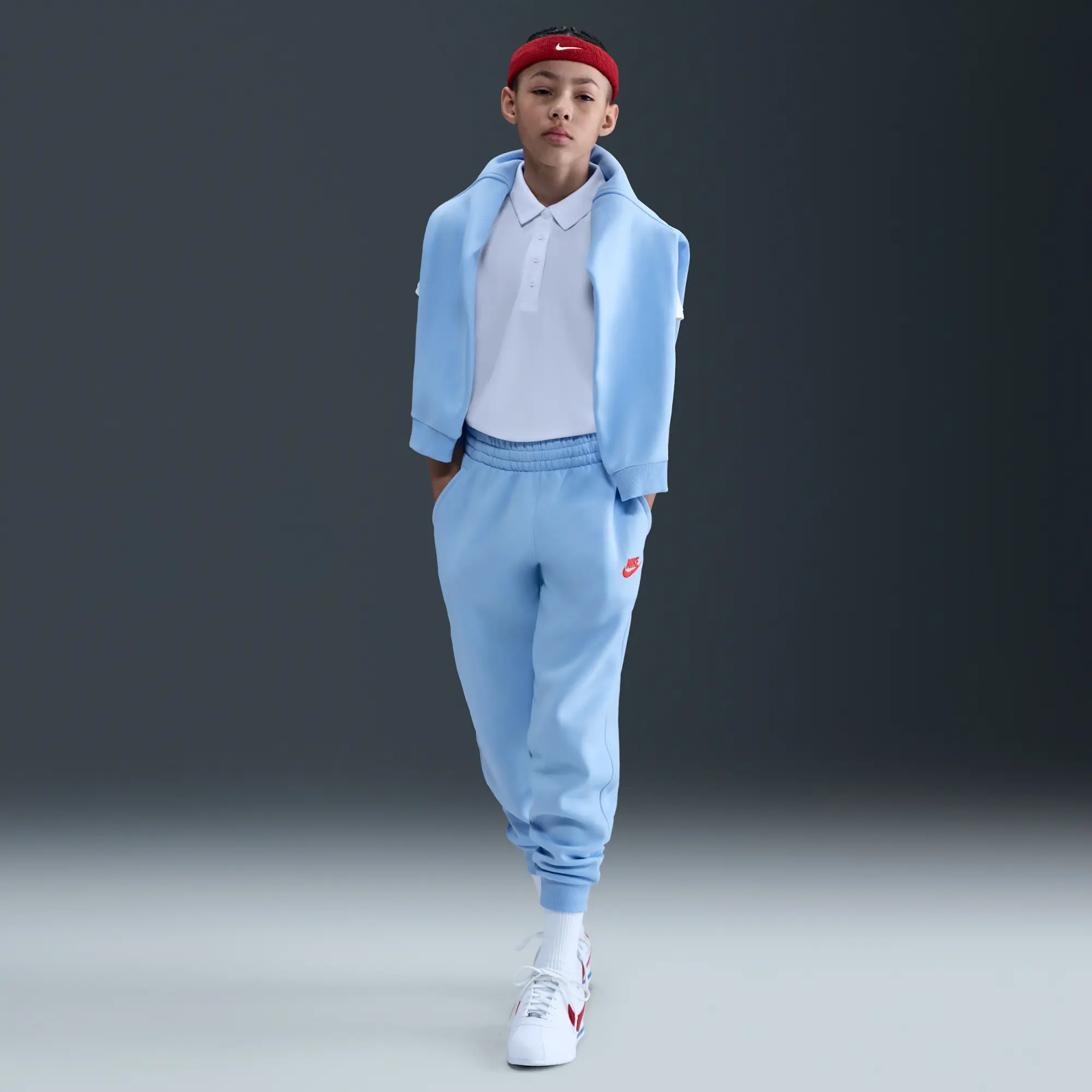 Nike Sportswear Club Fleece Older Kids' Joggers - Blue - Fleece > Club Fleece