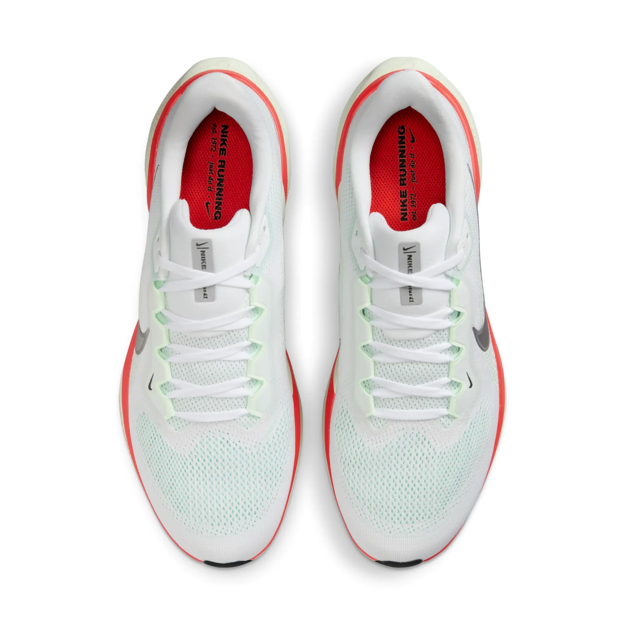 Nike Pegasus 41 Men's Road Running Shoes - White - Recycled Content Minimum
