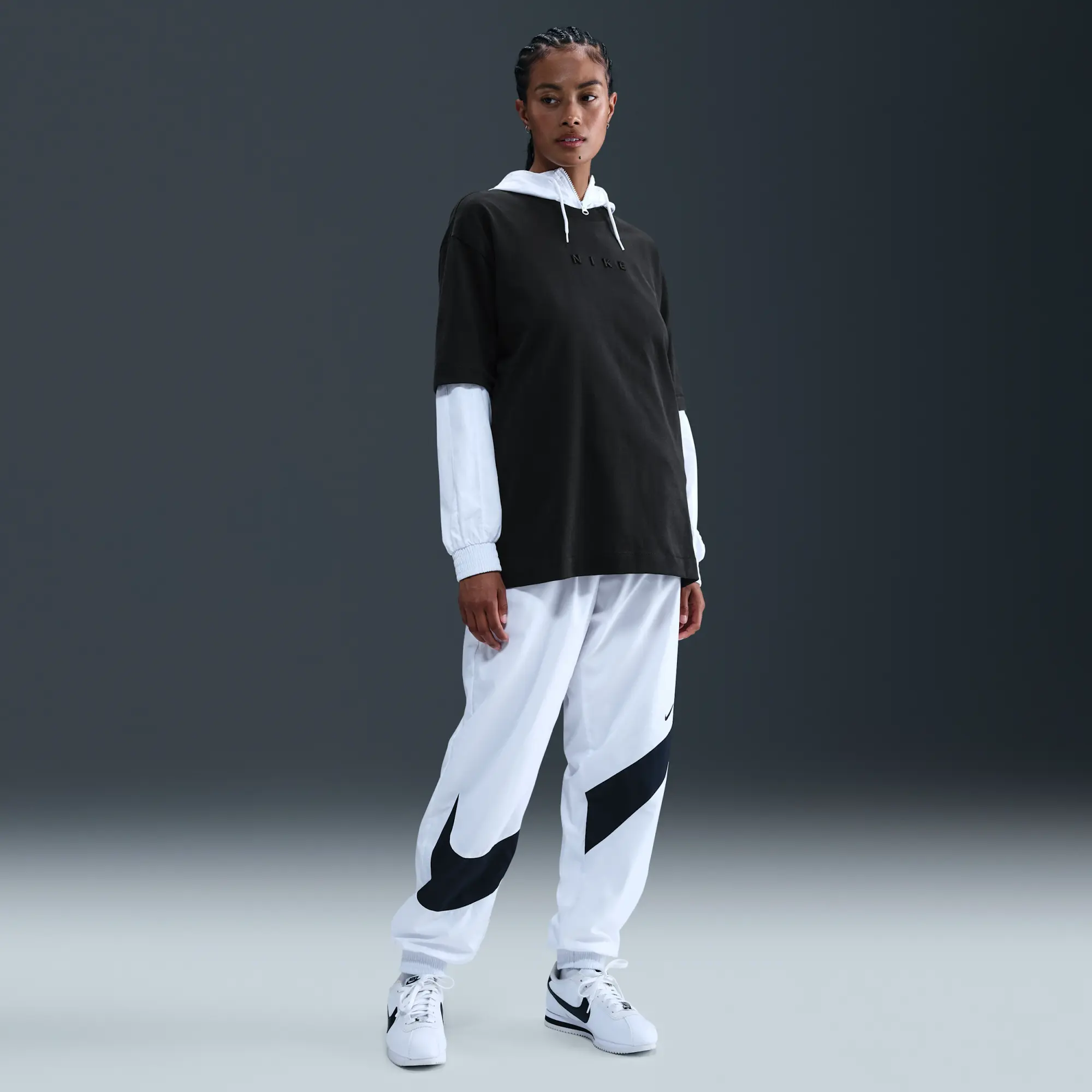 Nike Sportswear Women's Oversized Short-Sleeve T-Shirt - Black