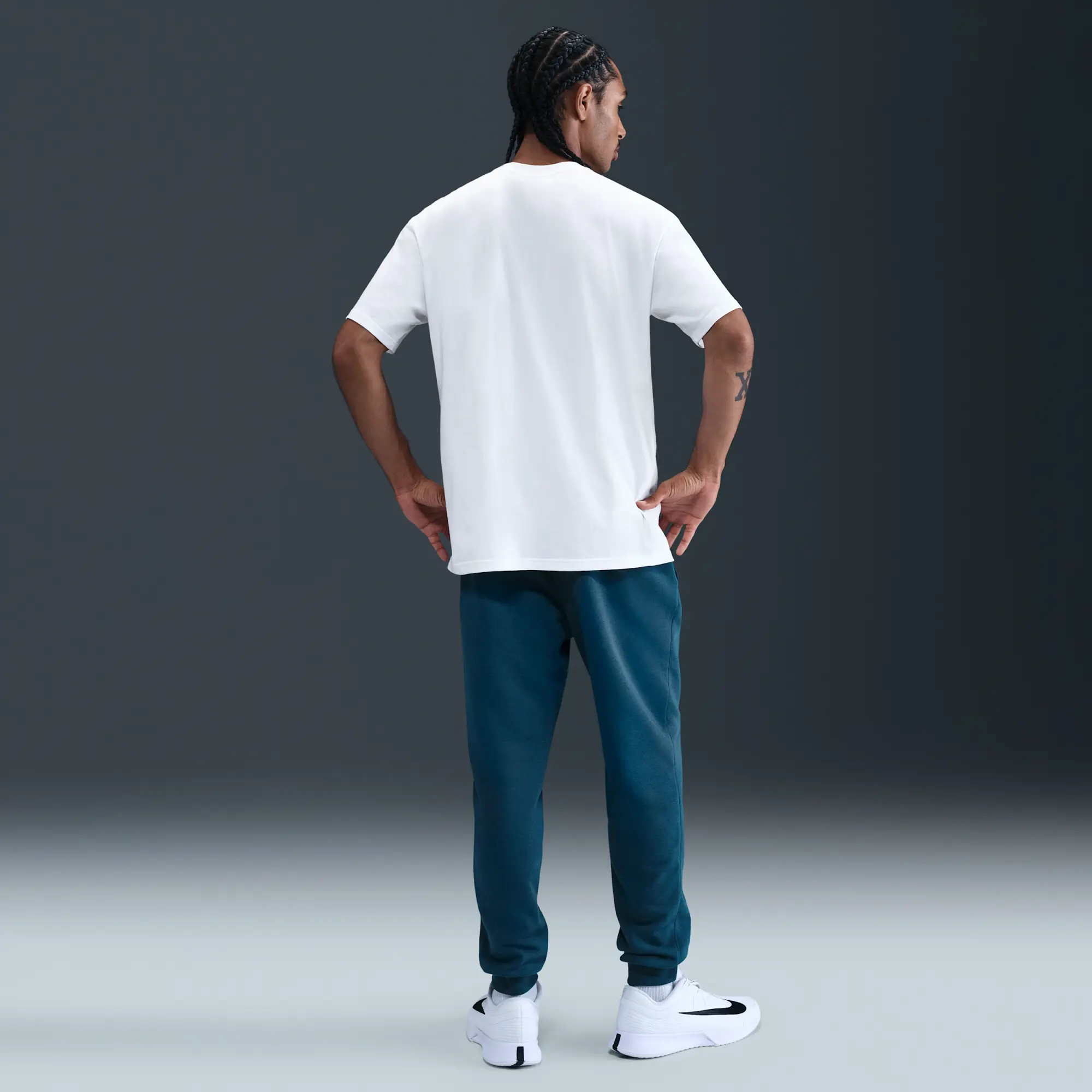 NikeCourt Heritage Men's Dri-FIT Fleece Tennis Joggers - Blue - Fleece