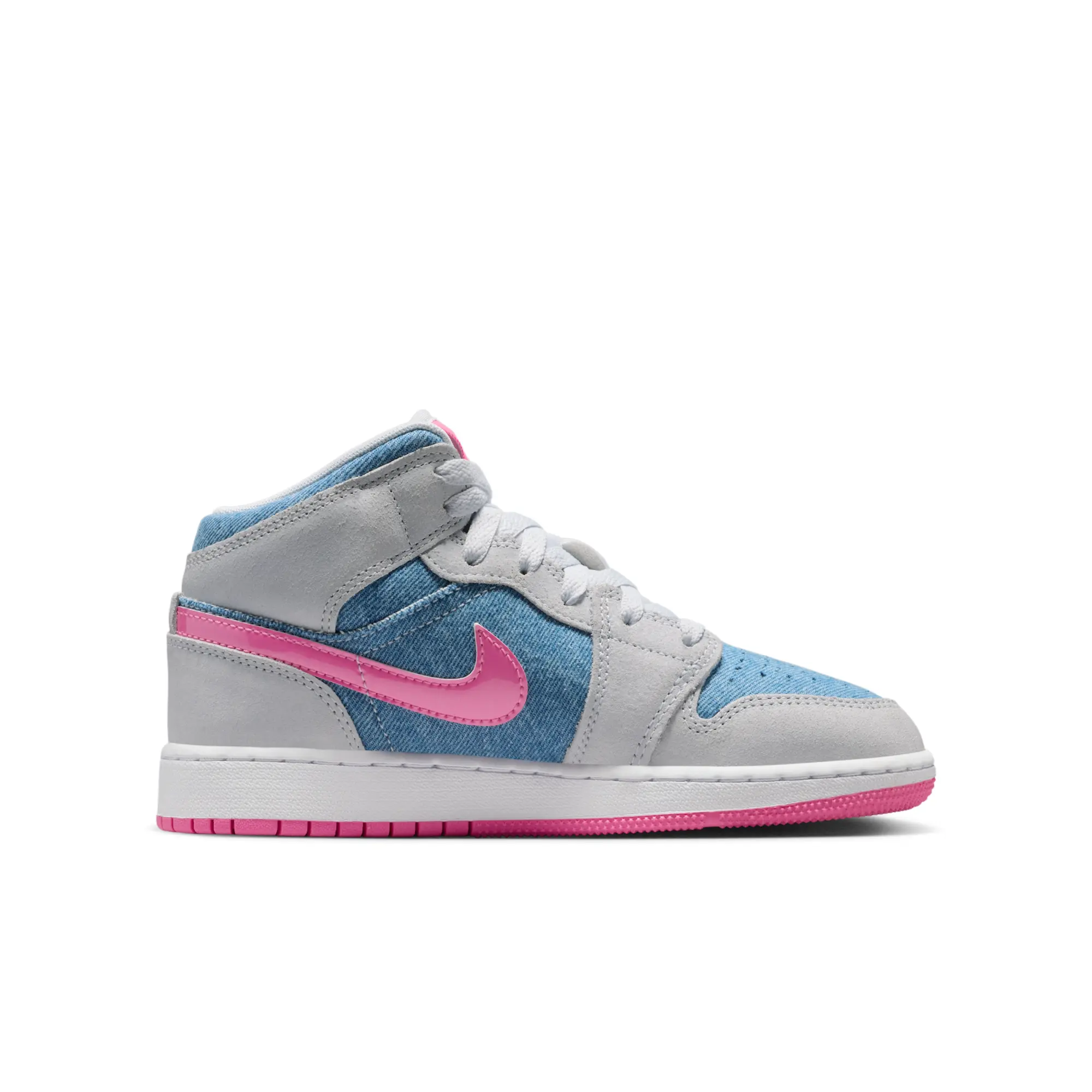 Nike Air Jordan 1 Mid SE Older Kids' Shoes - Blue