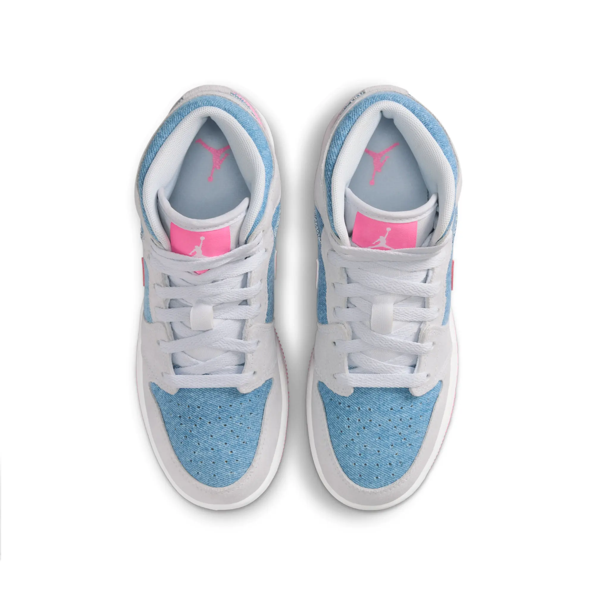 Nike Air Jordan 1 Mid SE Older Kids' Shoes - Blue