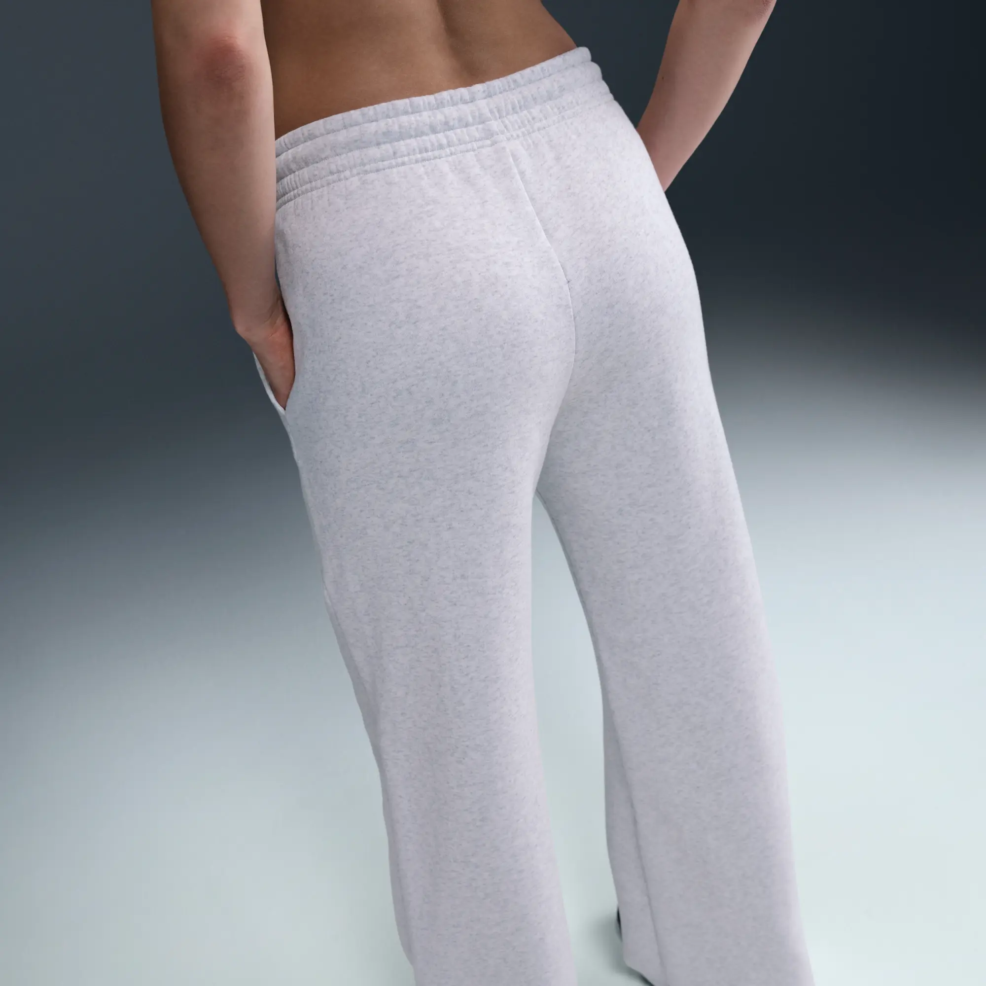 Nike Sportswear Phoenix Fleece Women's High-Waisted Wide-Leg Trousers - Brown - Fleece > Phoenix Fleece