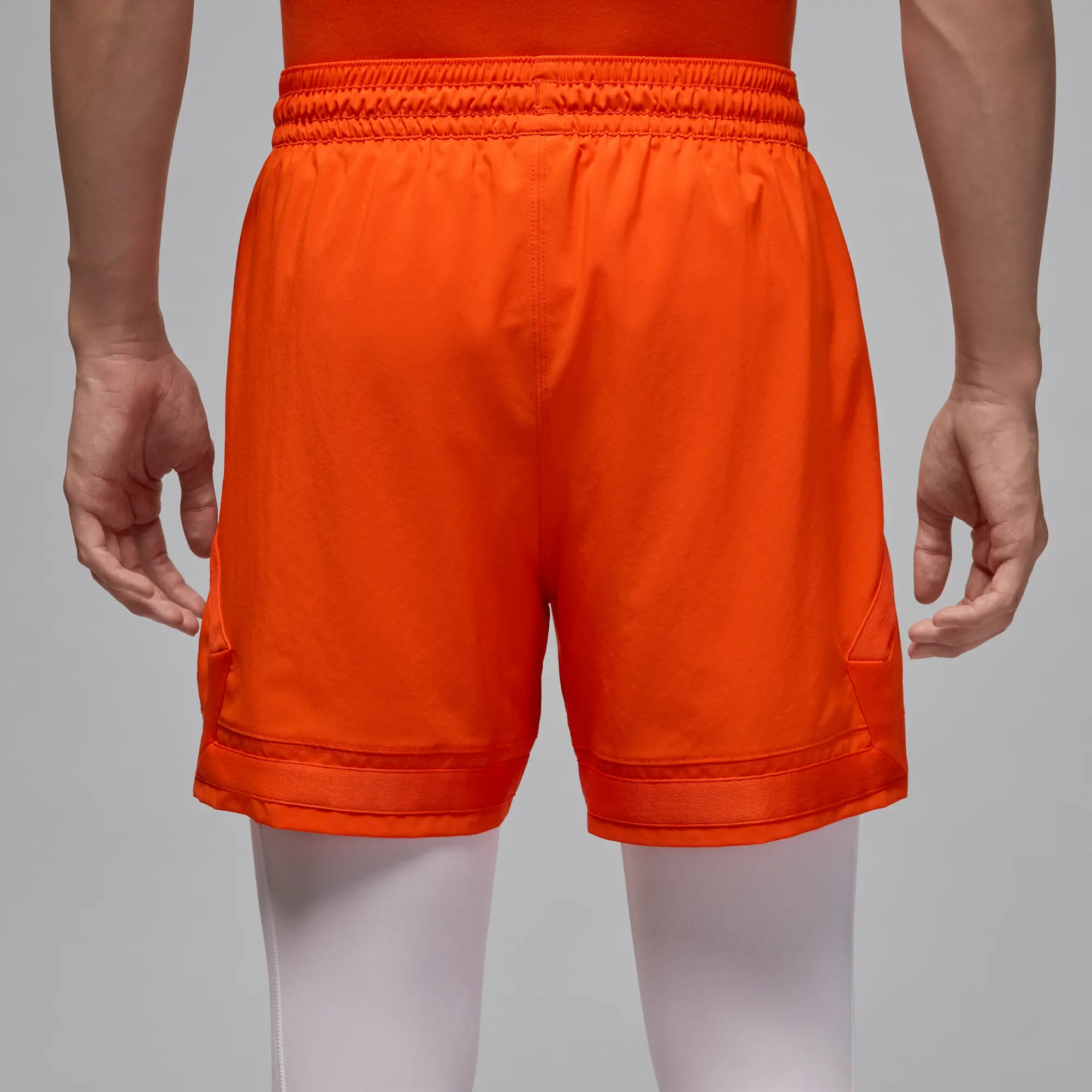 Nike Jordan Sport Men's Dri-FIT Woven Diamond Shorts - Orange - Recycled Polyester Minimum