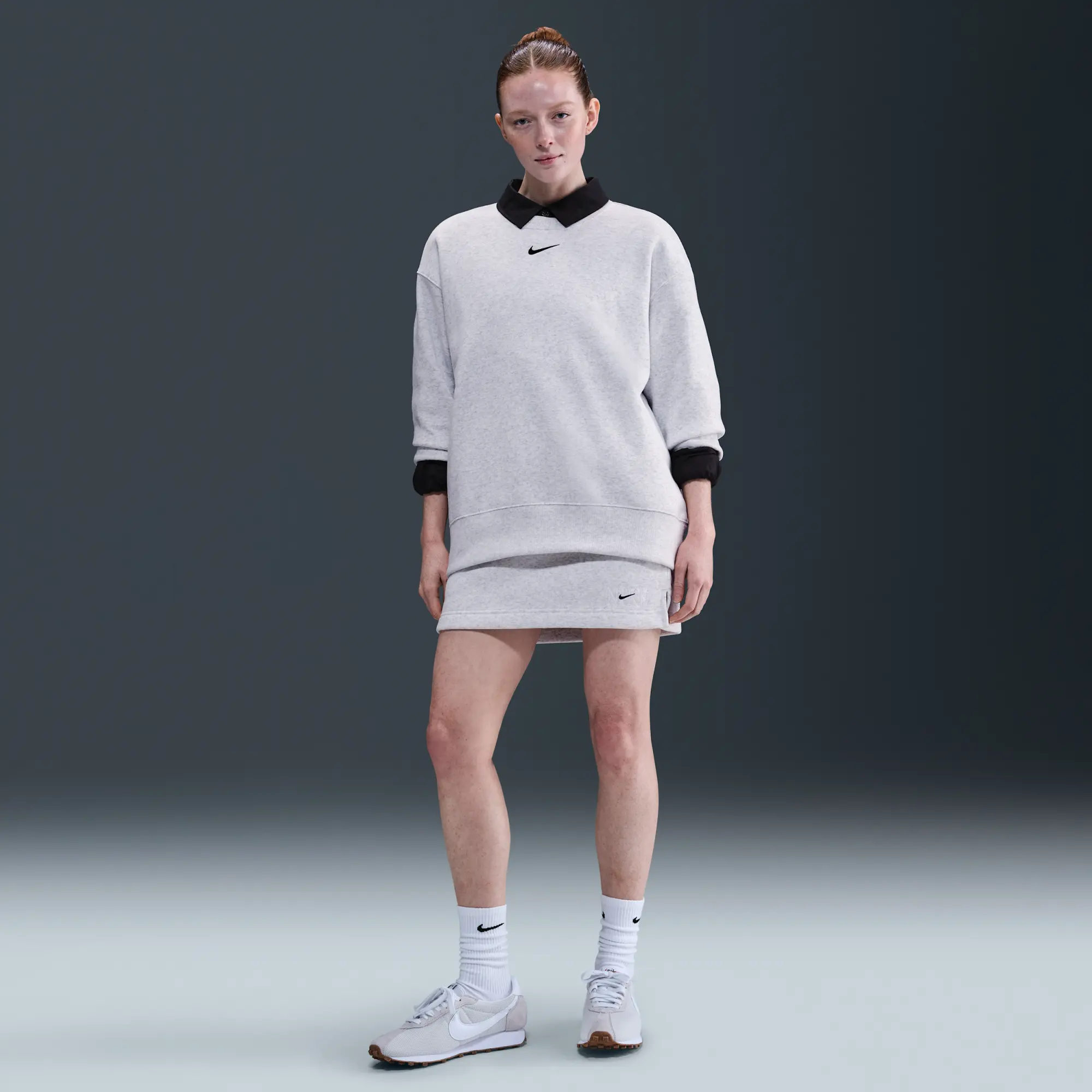 Nike Sportswear Phoenix Fleece Women's Oversized Crew-neck Sweatshirt - Brown - Fleece > Phoenix Fleece