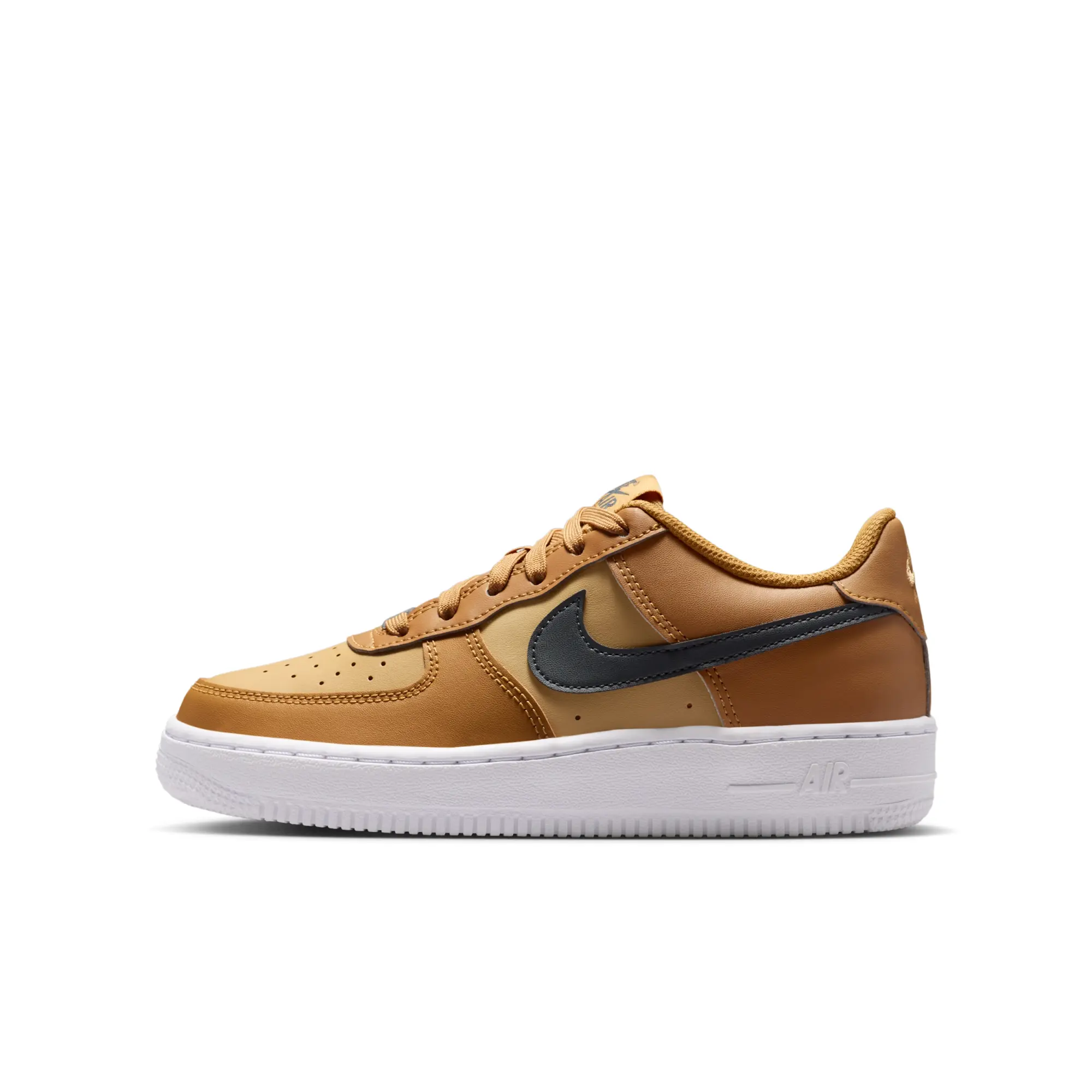 Nike Air Force 1 Older Kids' Shoes - Brown
