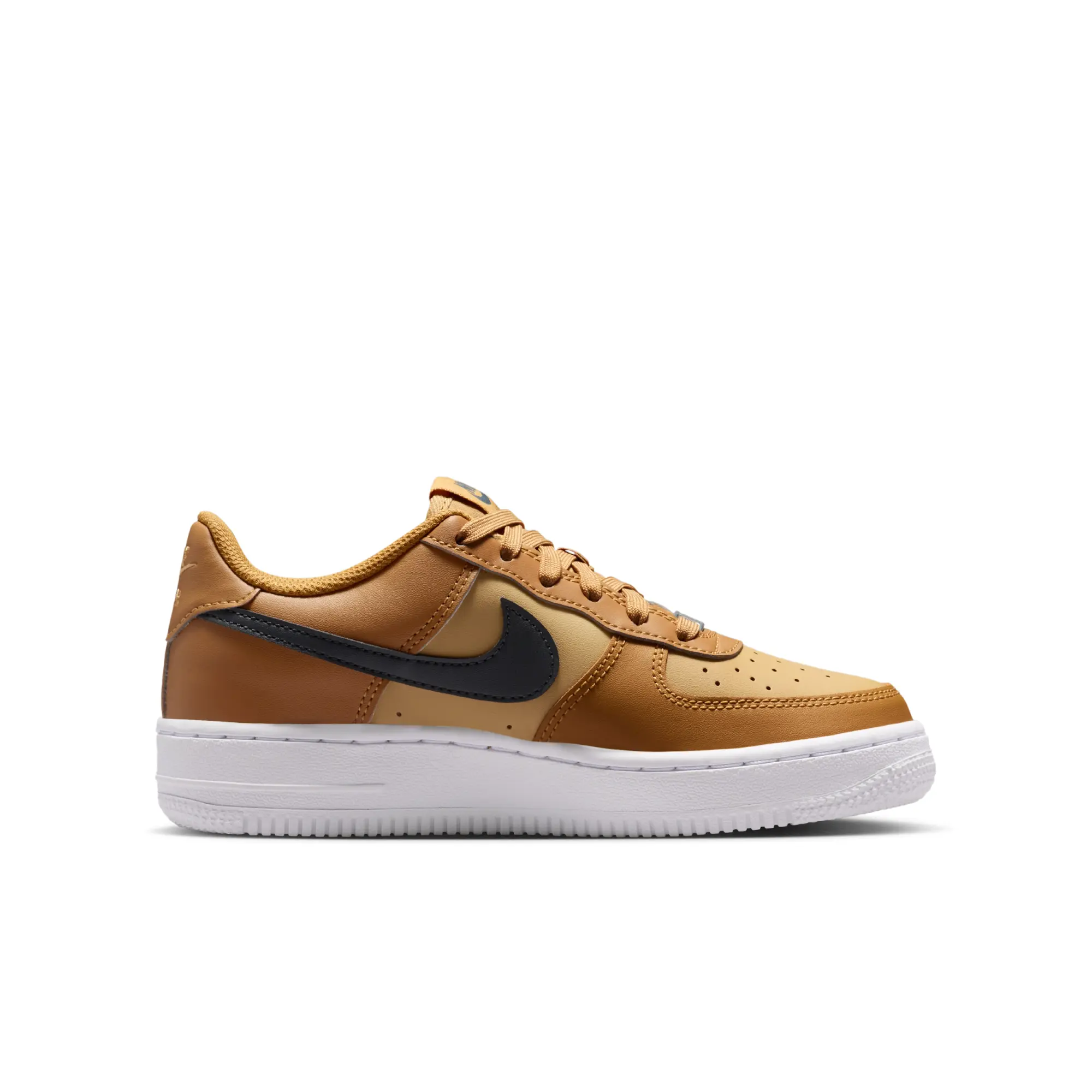 Nike Air Force 1 Older Kids' Shoes - Brown