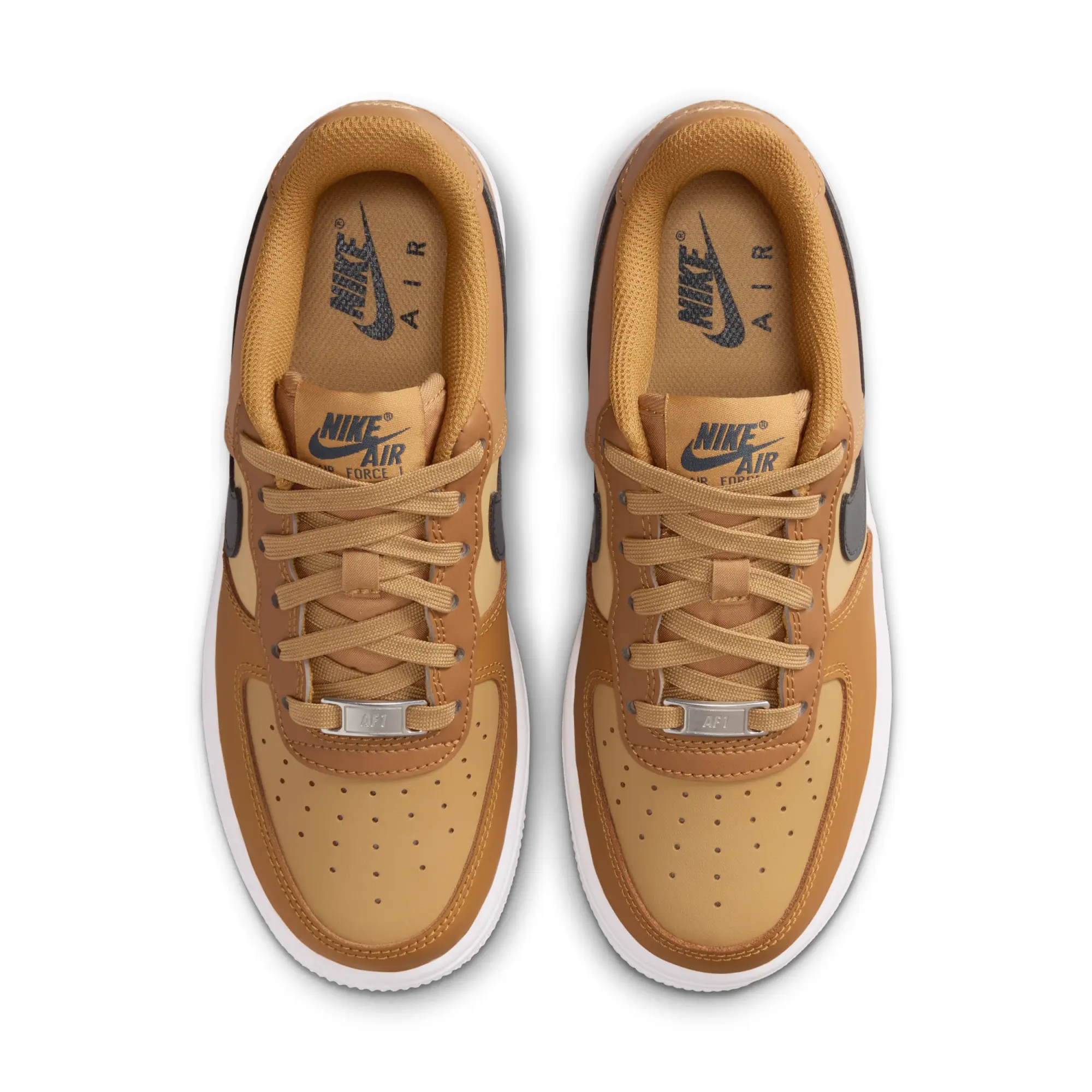Nike Air Force 1 Older Kids' Shoes - Brown