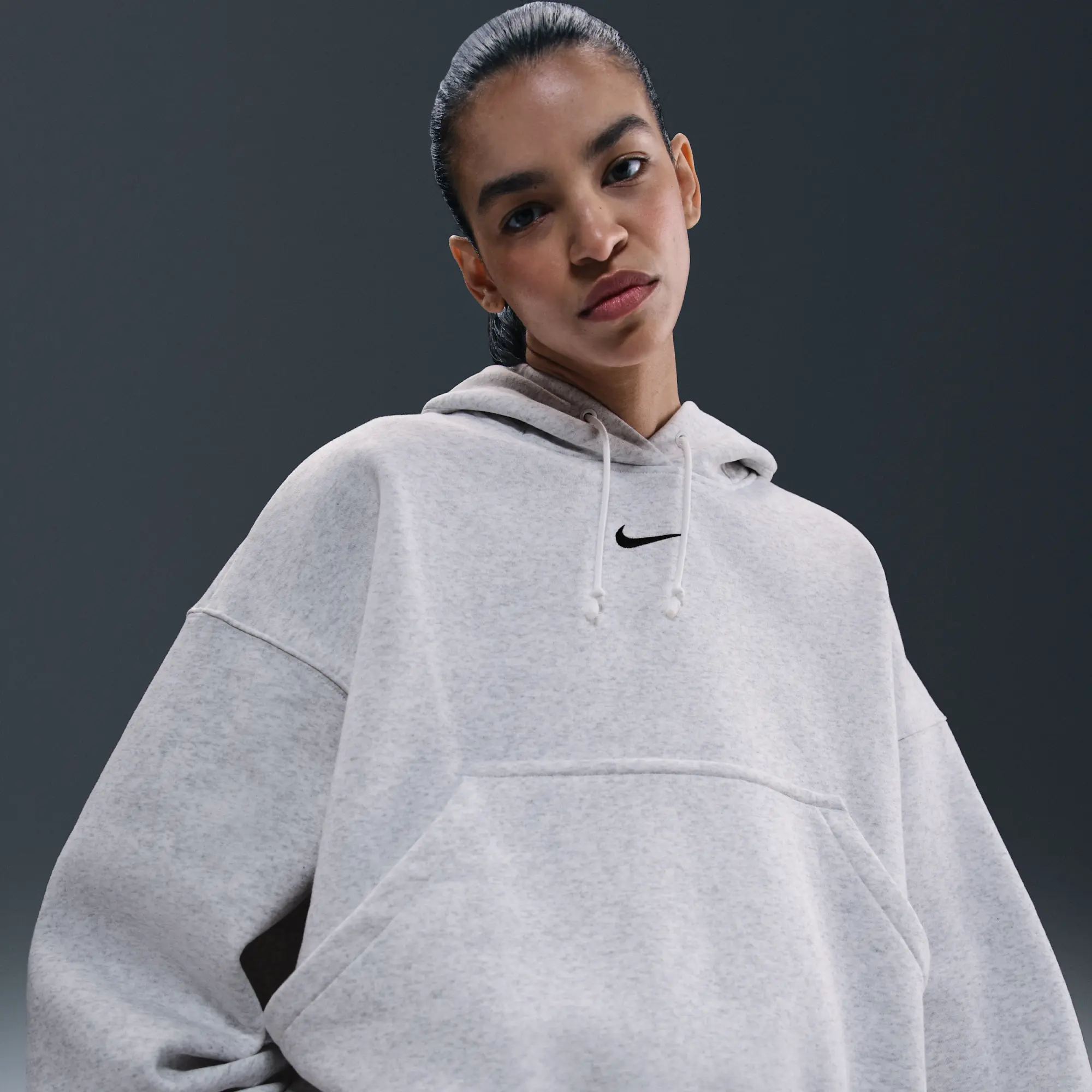 Nike Sportswear Phoenix Fleece Women's Over-Oversized Pullover Hoodie - Brown - Fleece > Phoenix Fleece