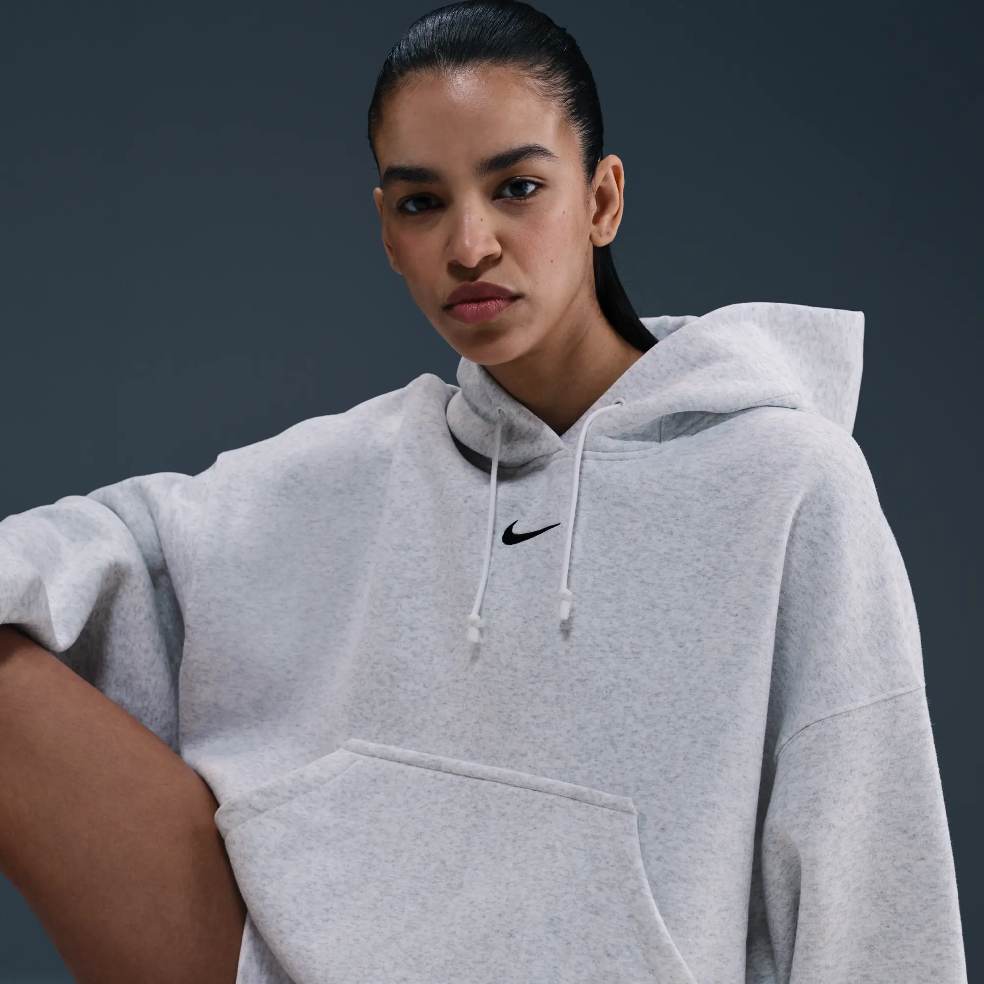 Nike Sportswear Phoenix Fleece Women's Over-Oversized Pullover Hoodie - Brown - Fleece > Phoenix Fleece