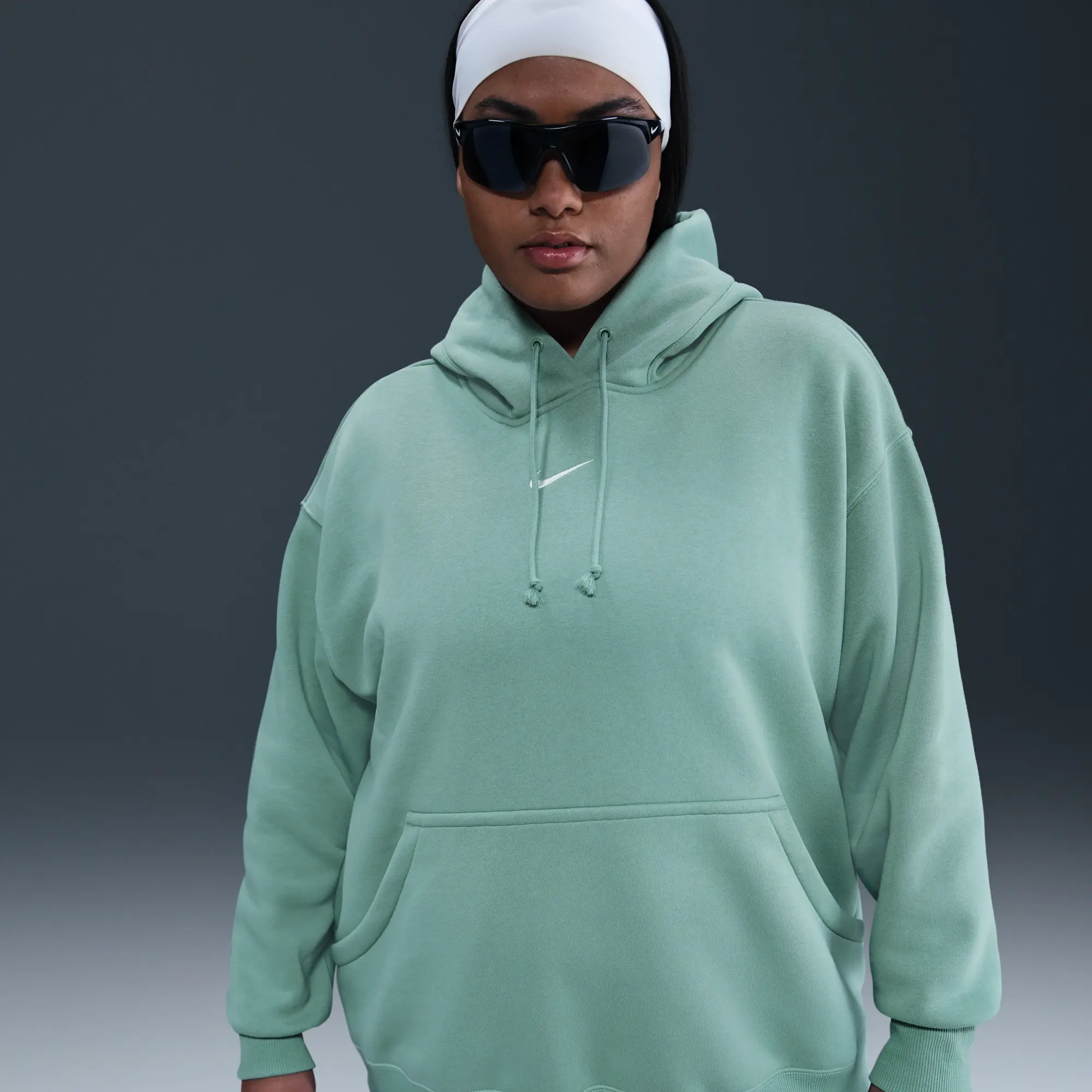 Nike Sportswear Phoenix Fleece Women's Oversized Pullover Hoodie - Green - Fleece > Phoenix Fleece