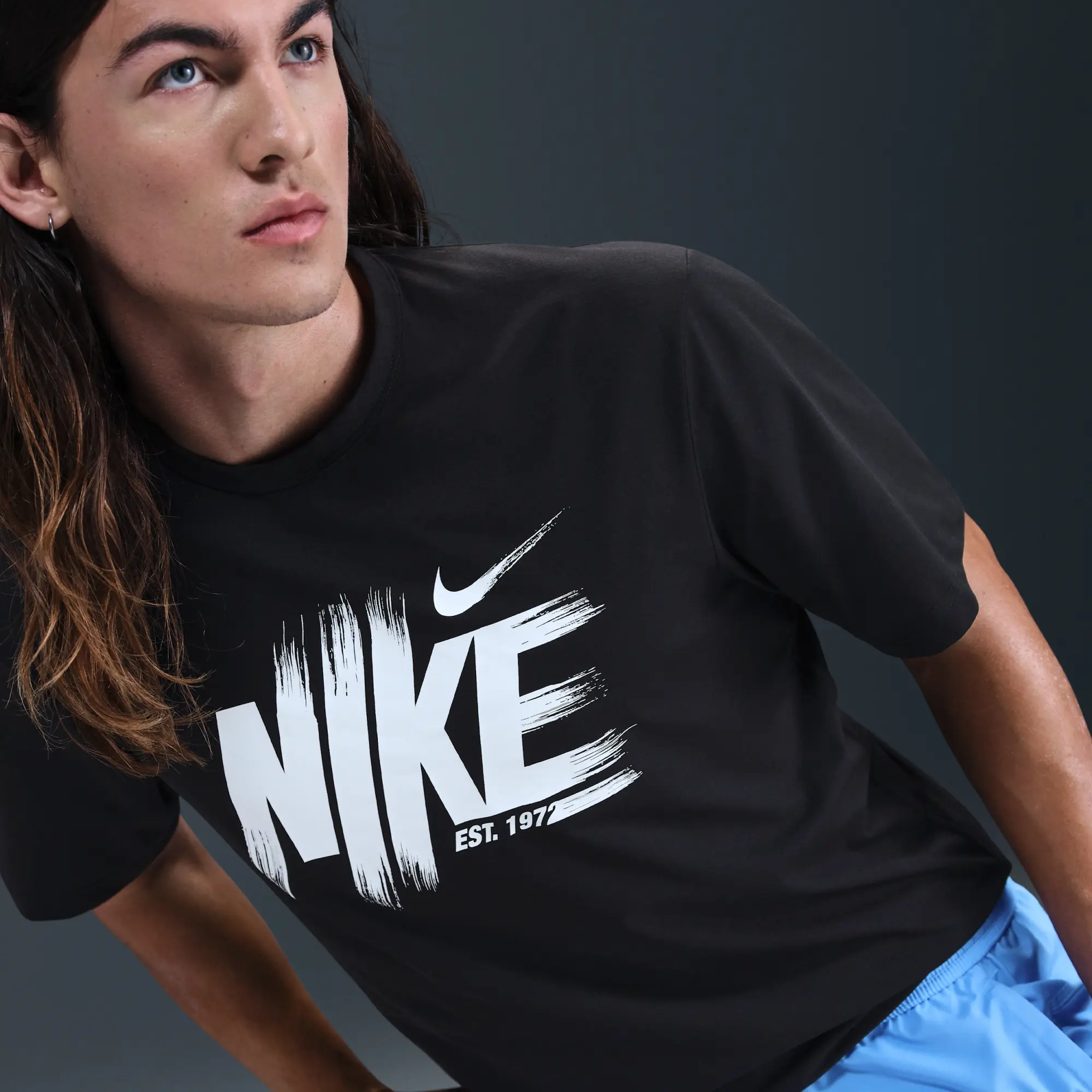 Nike Hyverse Men's Dri-FIT UV Training Top - Black - Sustainable Materials