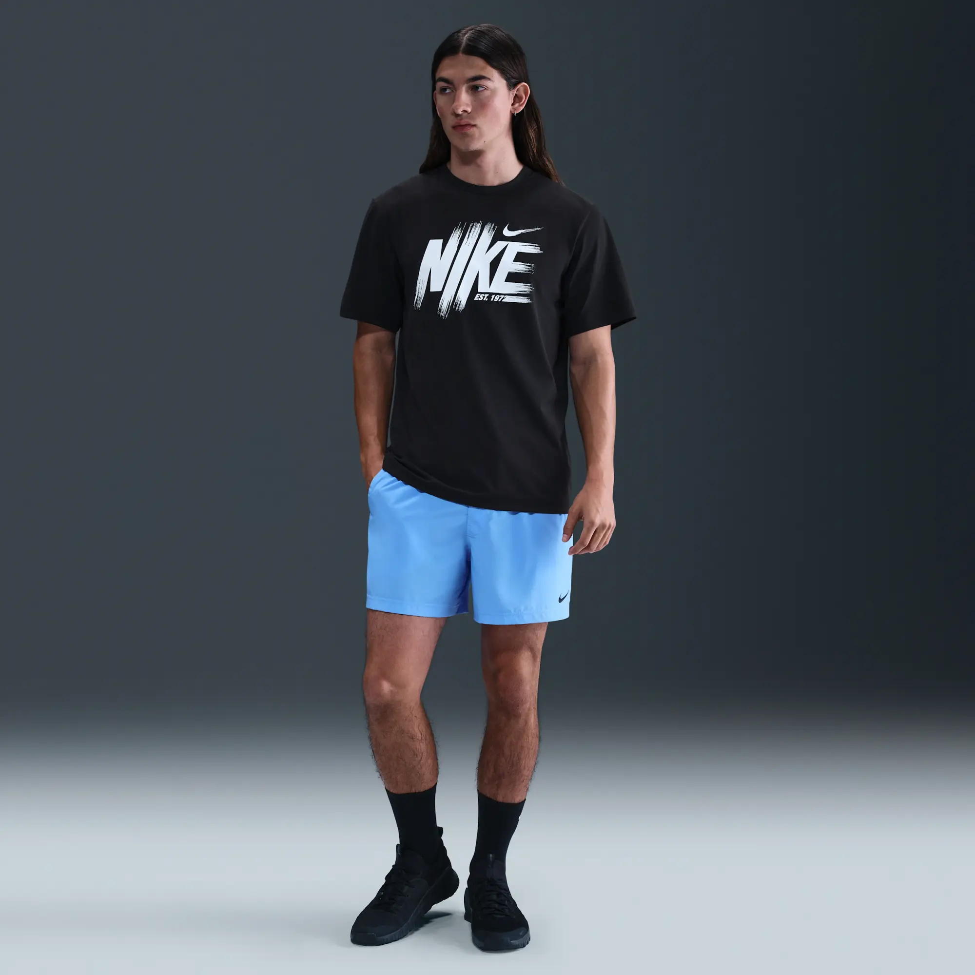 Nike Hyverse Men's Dri-FIT UV Training Top - Black - Sustainable Materials