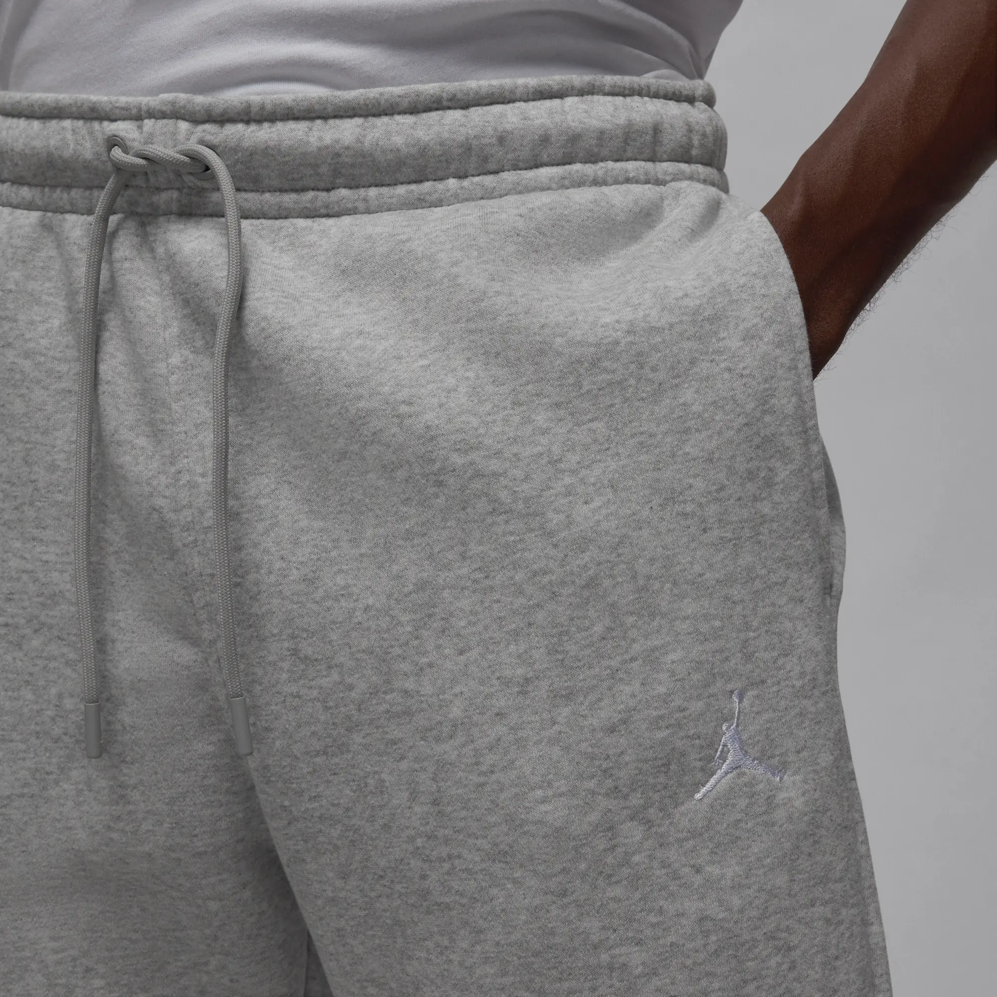 Nike Jordan Brooklyn Fleece Men's Trousers - Grey - Fleece