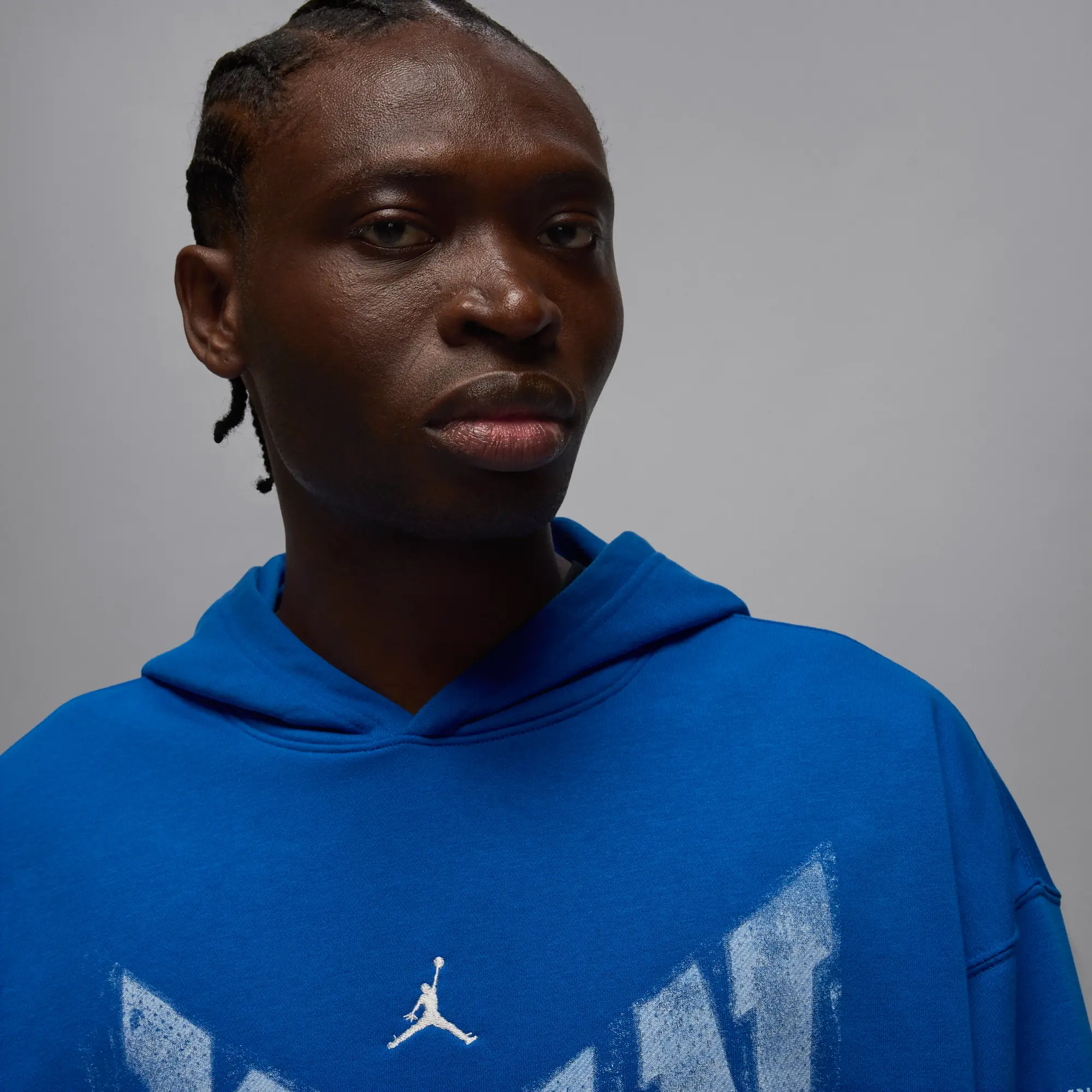 Nike Jordan Brooklyn Men's Collegiate Pullover Hoodie - Blue - Fleece