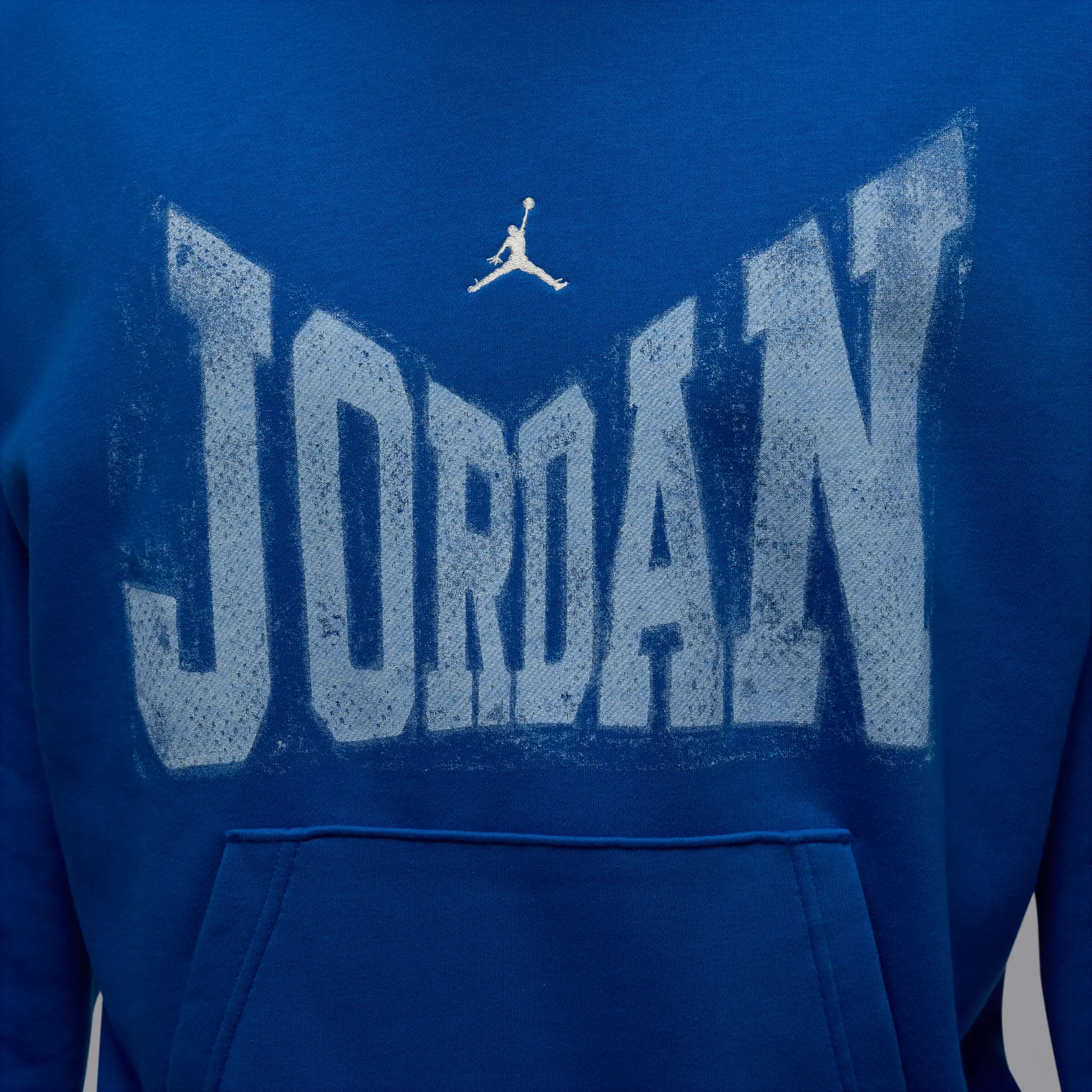 Nike Jordan Brooklyn Men's Collegiate Pullover Hoodie - Blue - Fleece