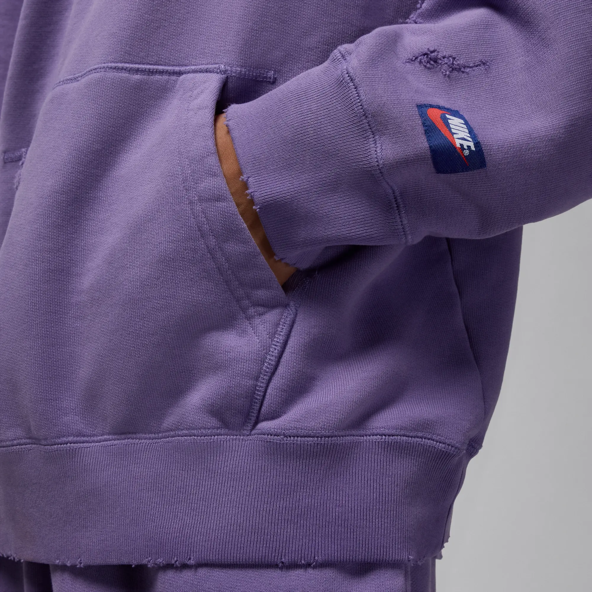 Nike Jordan Rare Air Men's Fleece Pullover Hoodie - Purple - Fleece