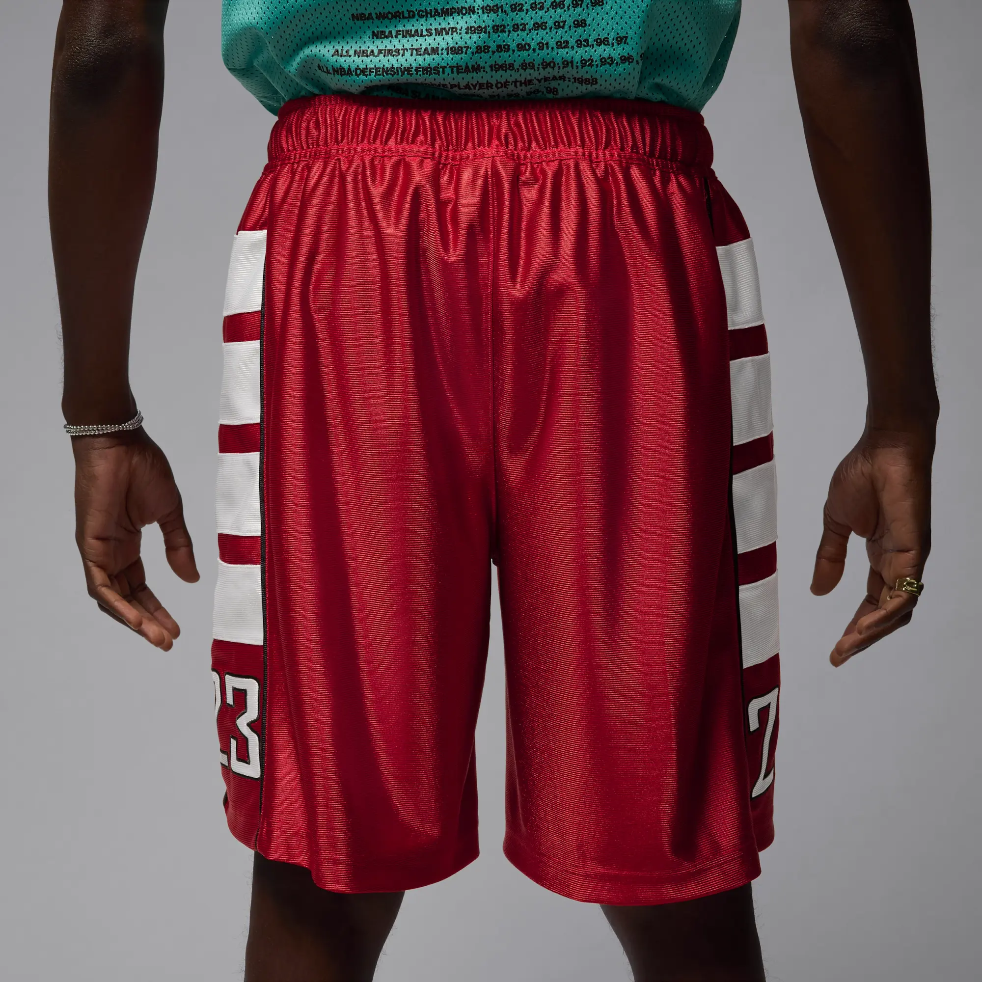 Nike Jordan Brooklyn Cat Scratch Men's Shorts - Red