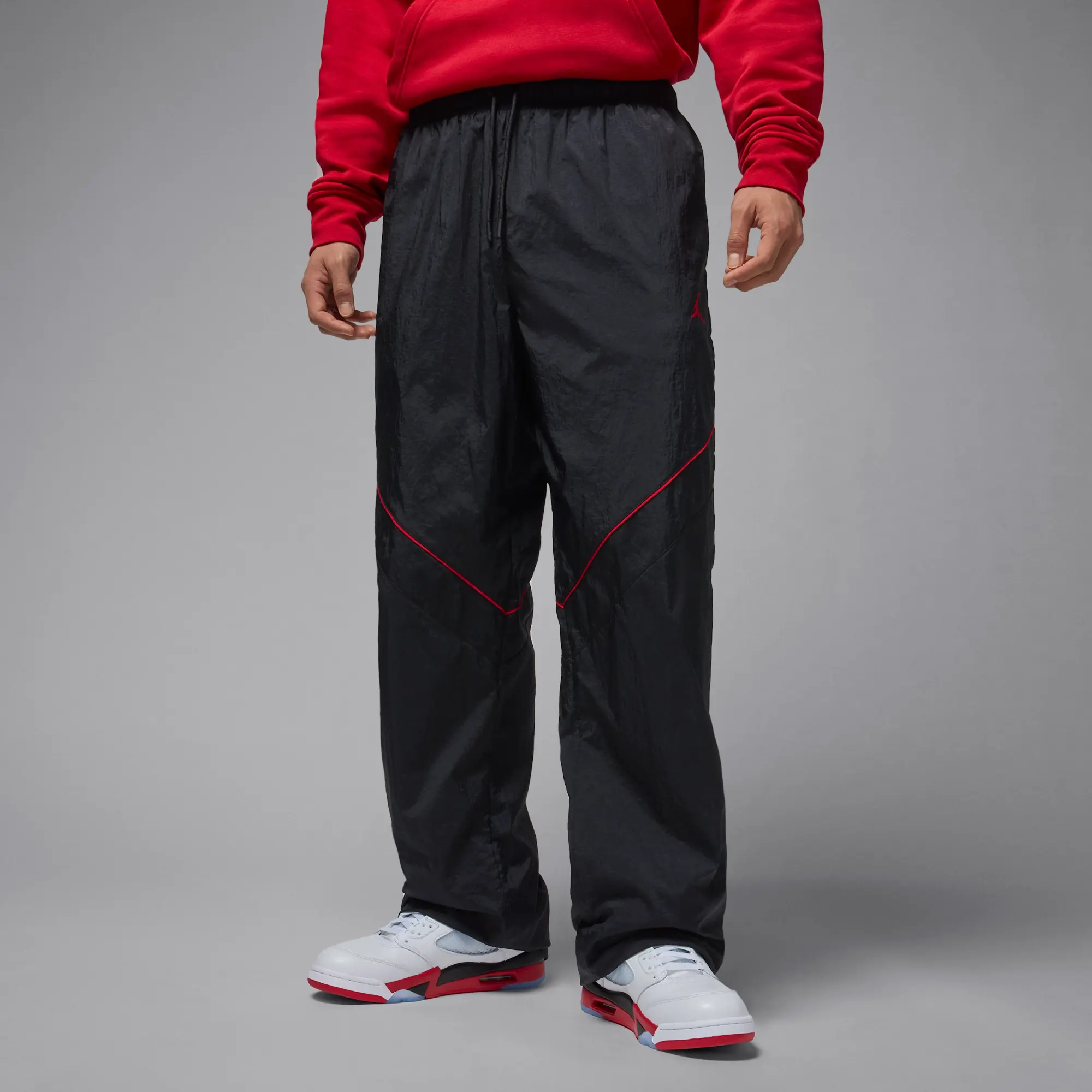 Nike Jordan Brooklyn Men's Draft Trousers - Black - Sustainable Materials