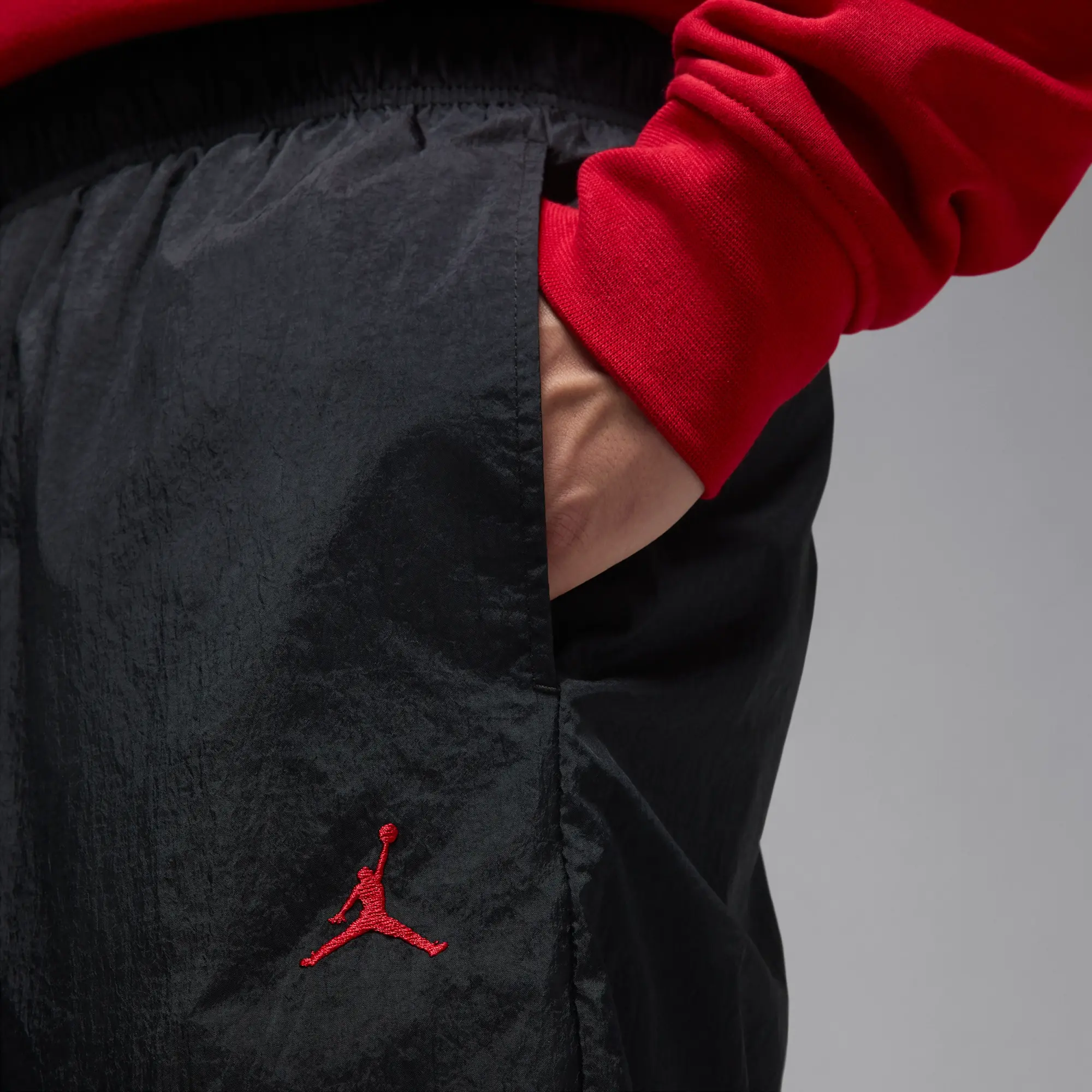 Nike Jordan Brooklyn Men's Draft Trousers - Black - Sustainable Materials