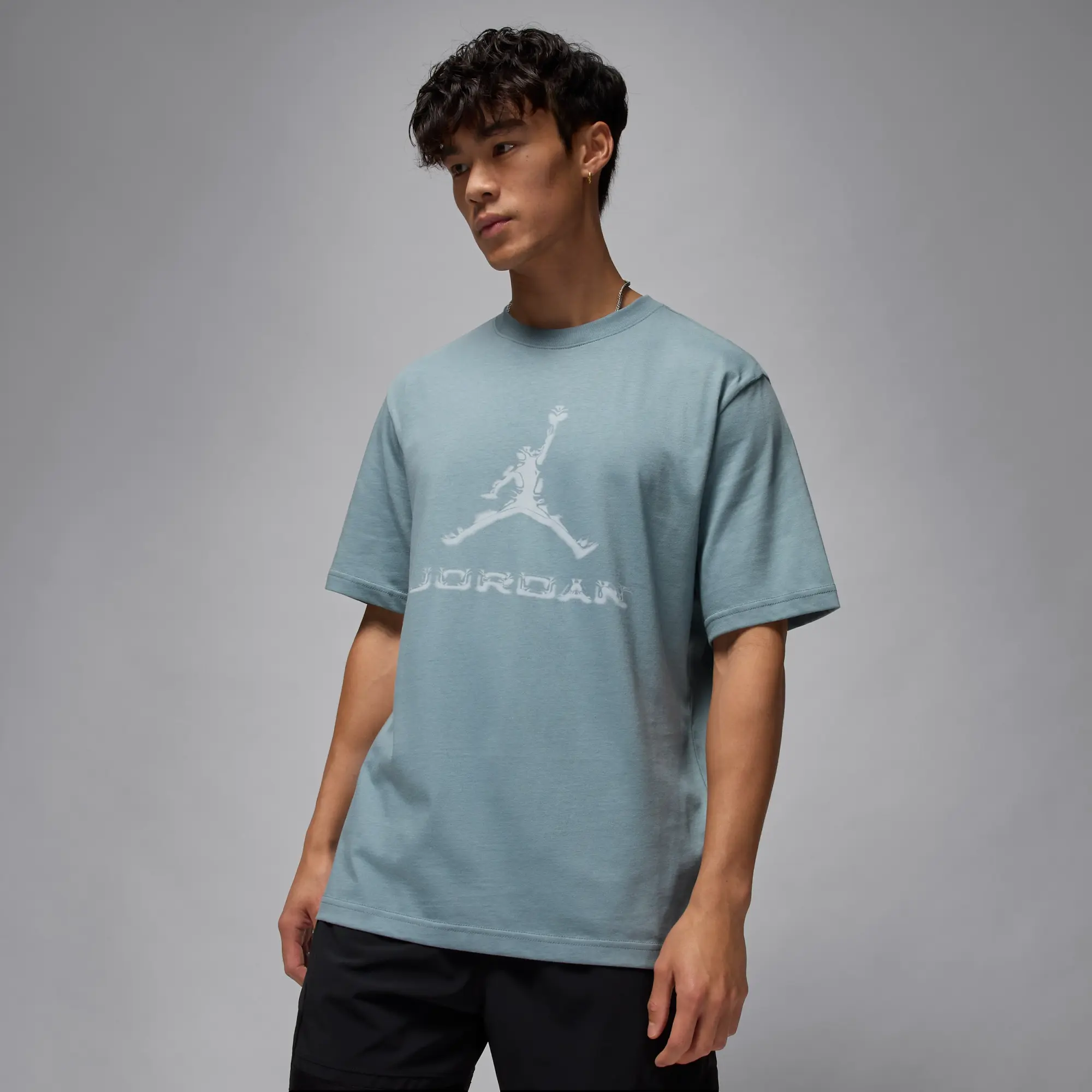 Nike Jordan Sport Men's Dri-FIT T-Shirt - Grey - Sustainable Materials