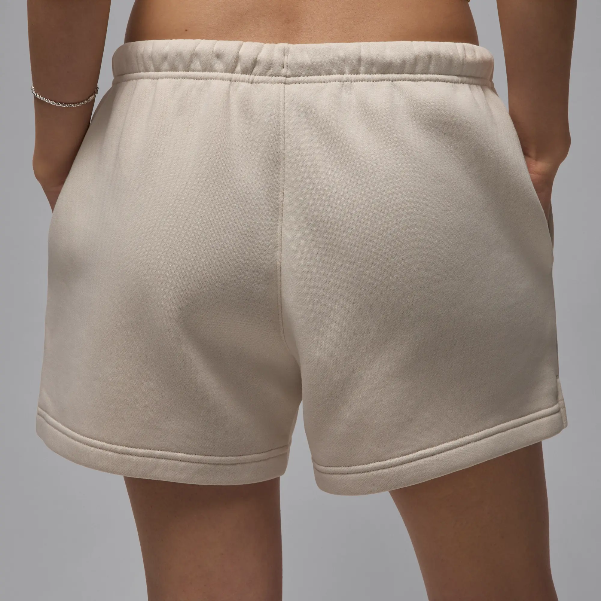 Nike Jordan Brooklyn Fleece Women's Shorts - Brown - Fleece