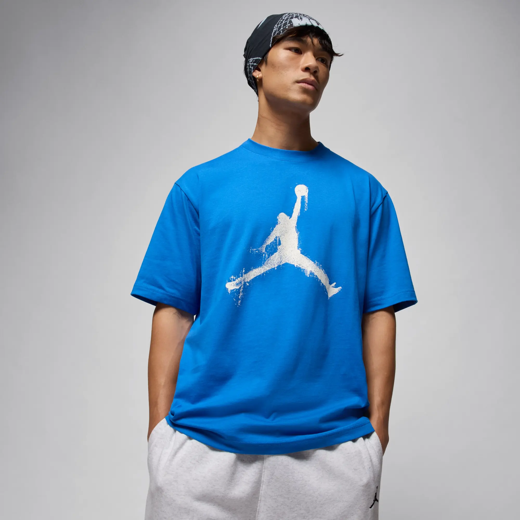 Nike Jordan Brooklyn Men's T-Shirt - Blue