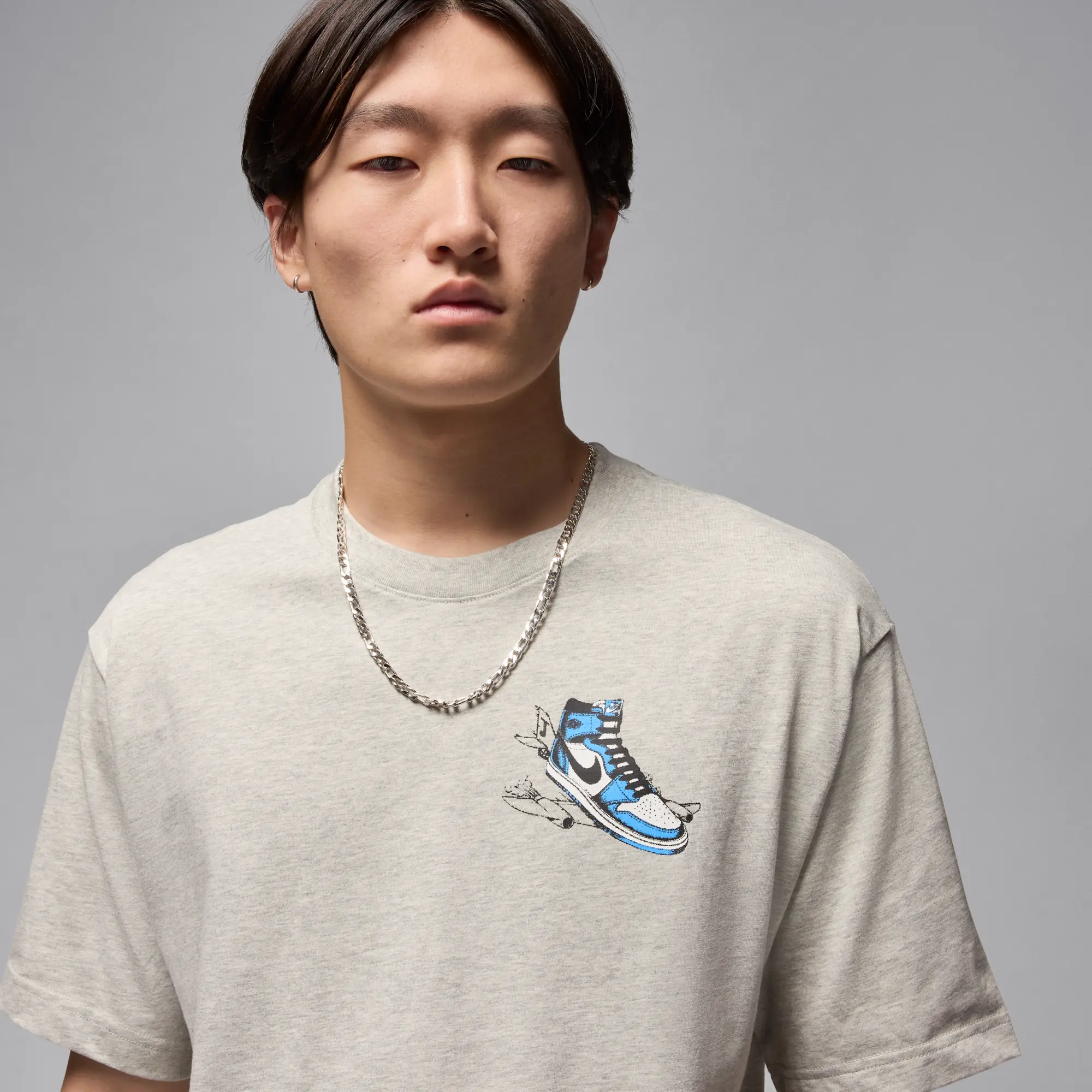 Nike Jordan AJ1 Men's T-Shirt - Grey
