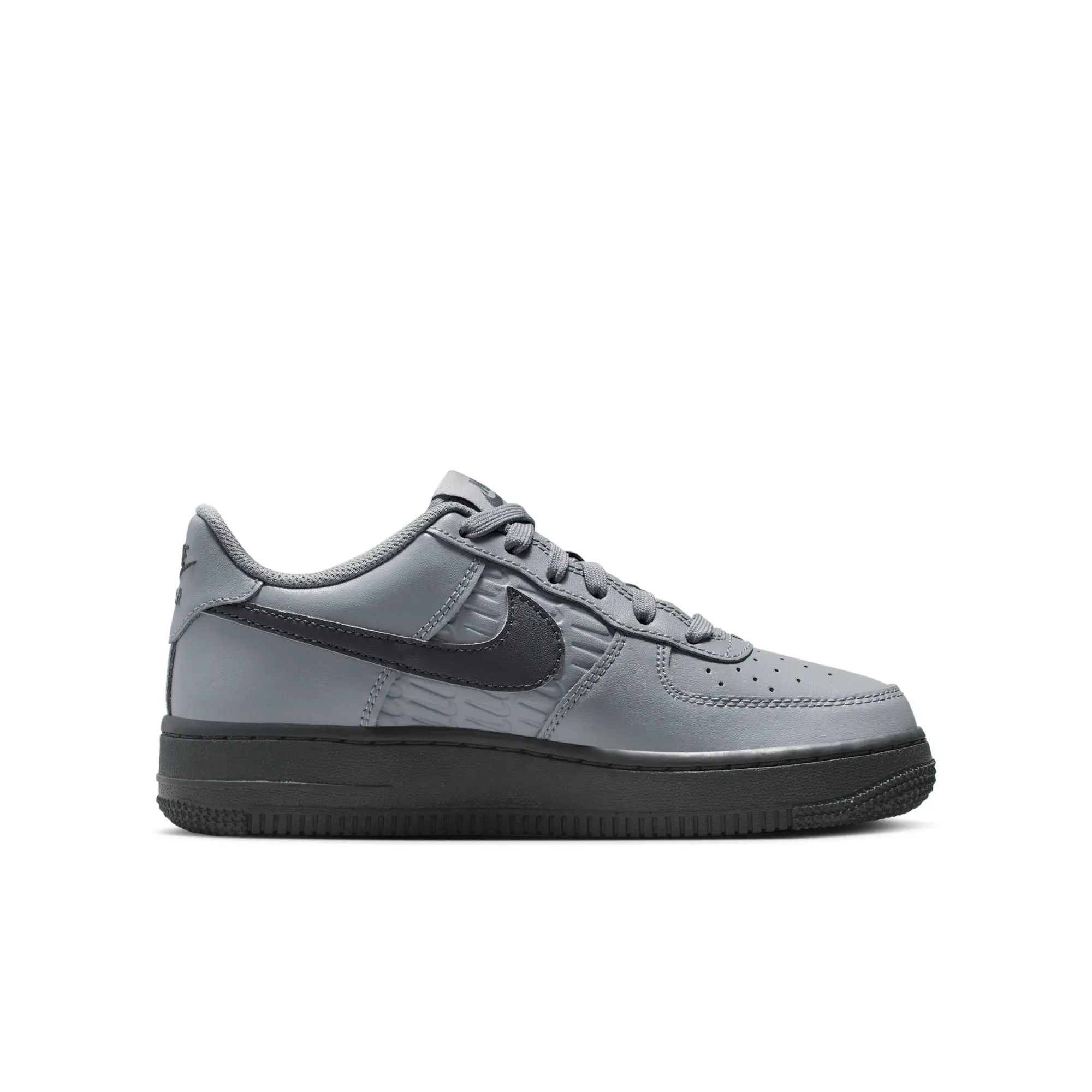 Nike Air Force 1 Older Kids' Shoes - Grey