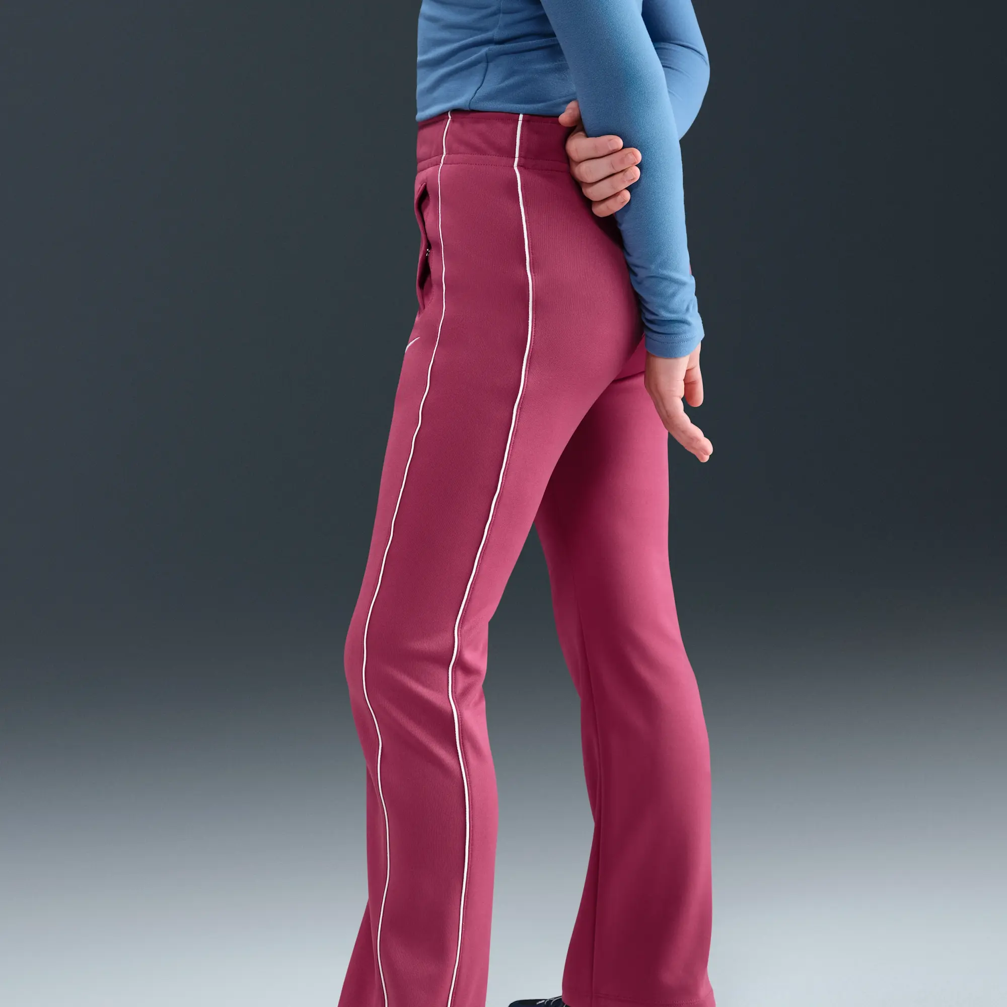Nike Sportswear Older Kids' (Girls') Tracksuit Bottoms - Purple - Sustainable Materials