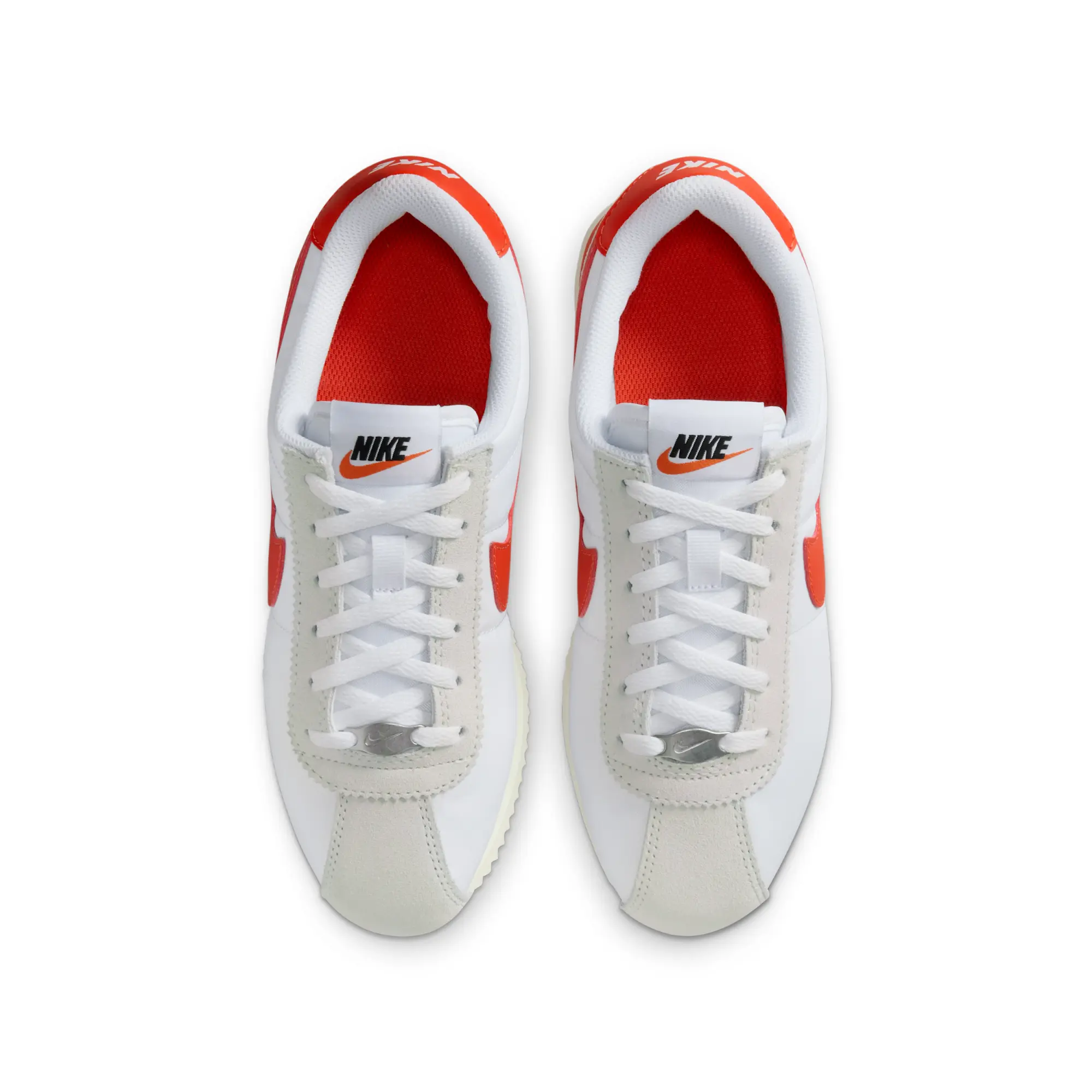 Nike Cortez Textile Older Kids' Shoes - White