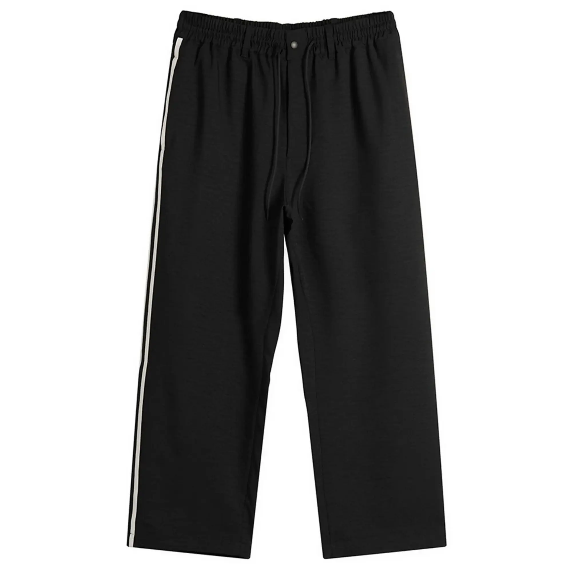 End. x Y-3 Track Pant 3 Stripes Black/Metallic Silver/Court Green