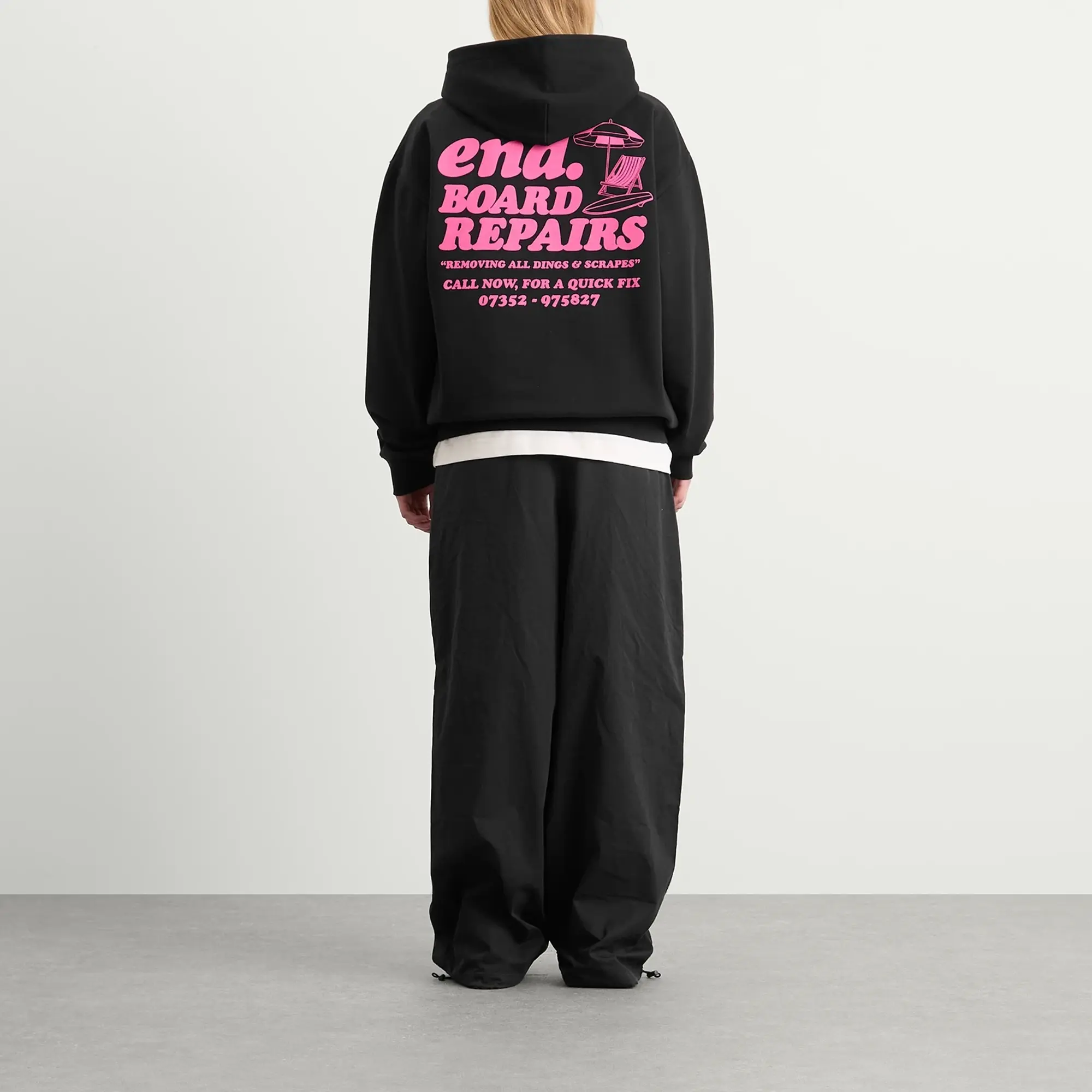 END. Coastal Board Repairs Hoody Black