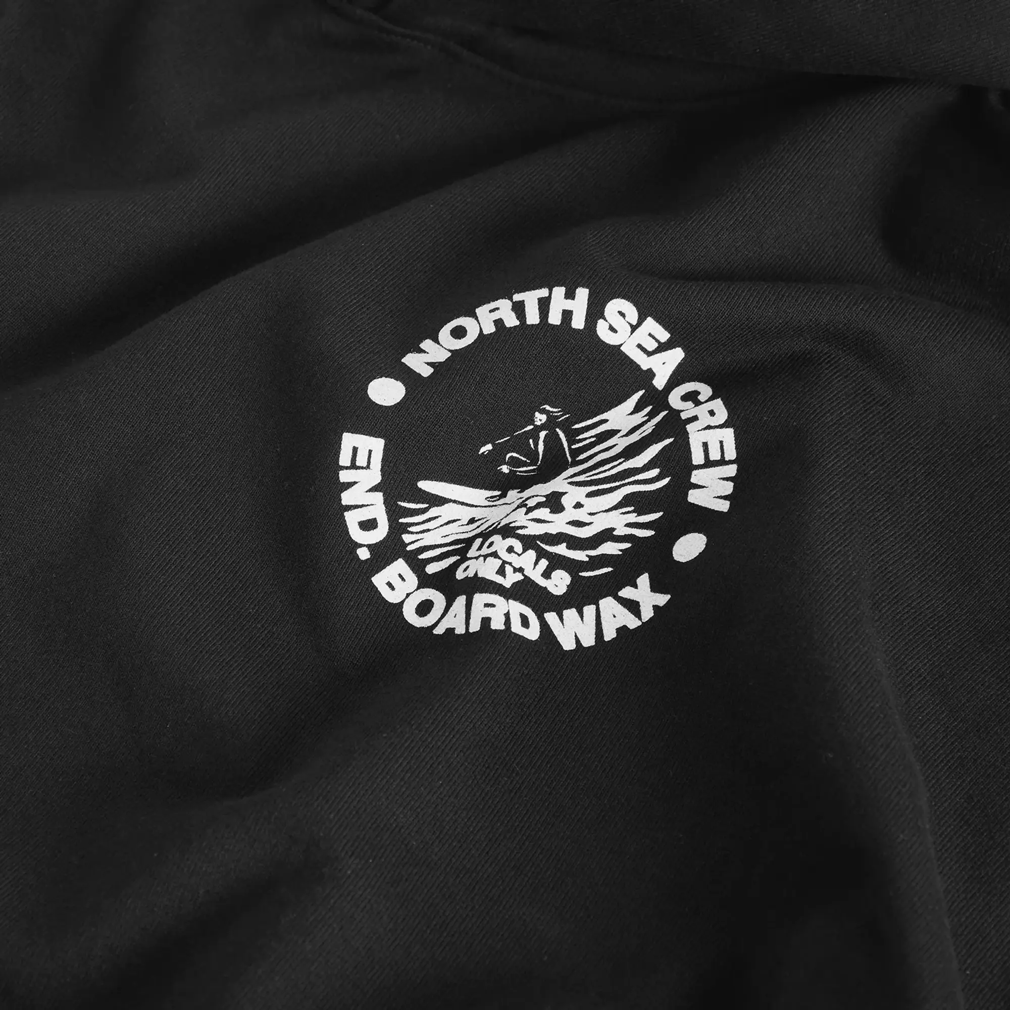 END. Coastal Board Wax Hoodie Black