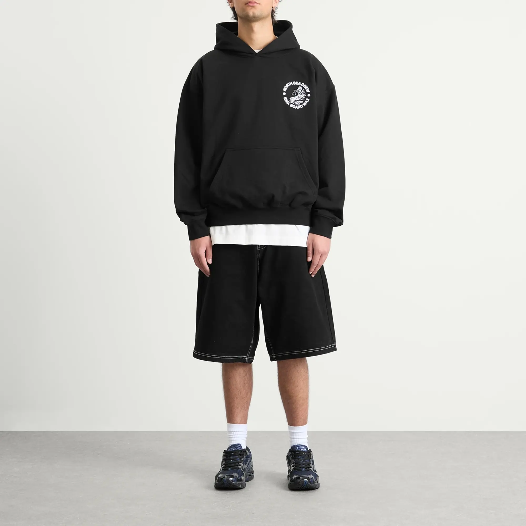 END. Coastal Board Wax Hoodie Black