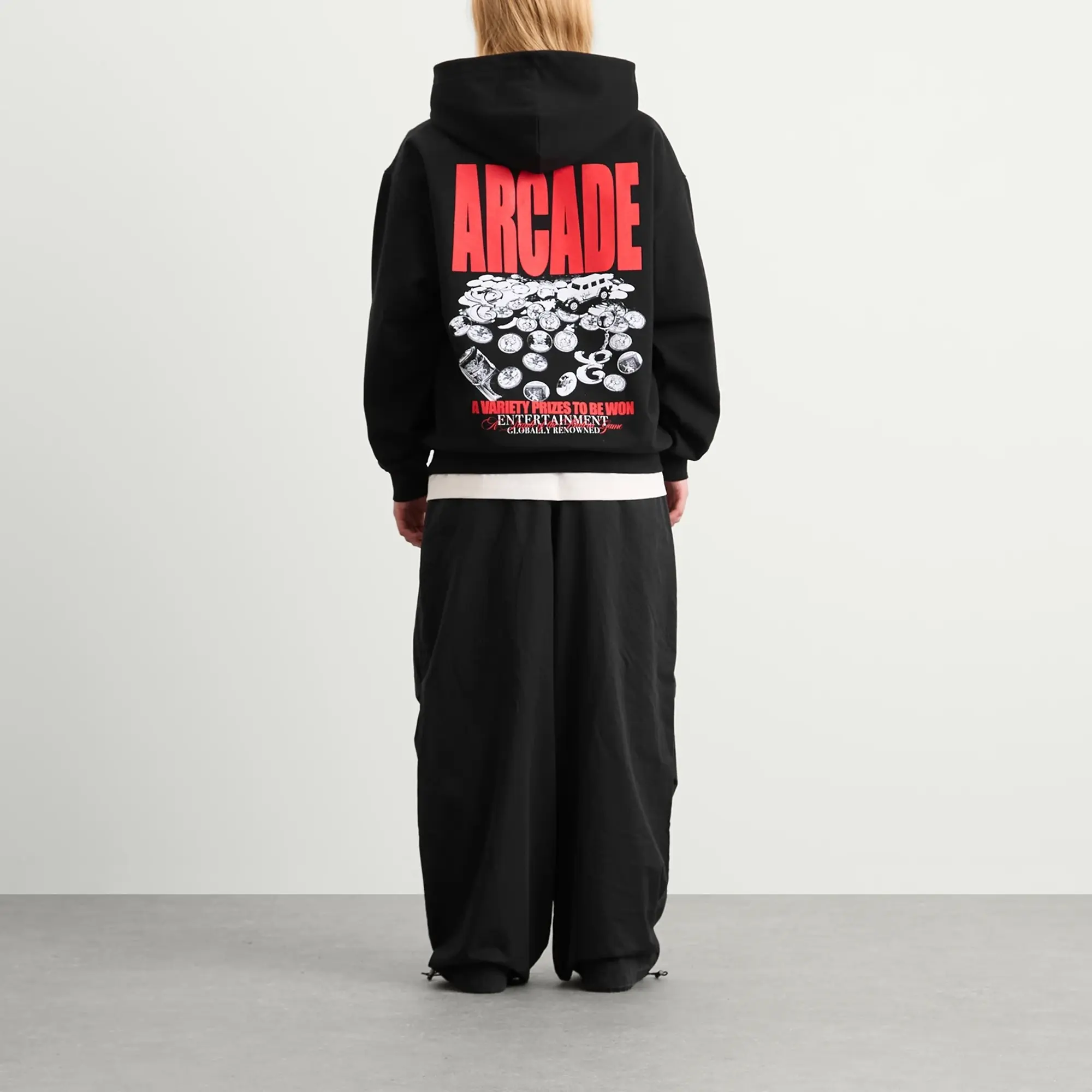 END. Coastal Arcade Prizes Hoody Black