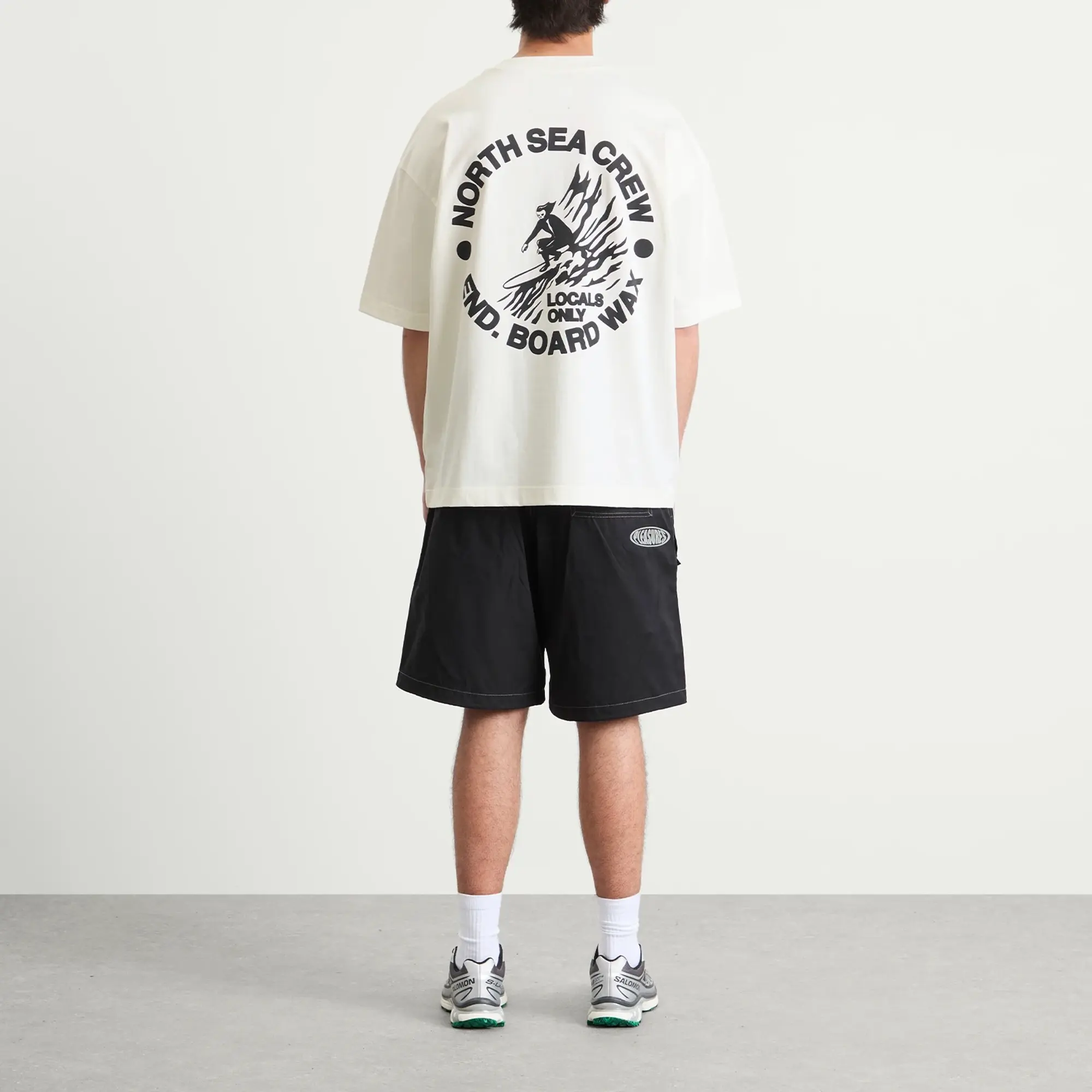 END. Coastal Board Wax T-Shirt Ecru