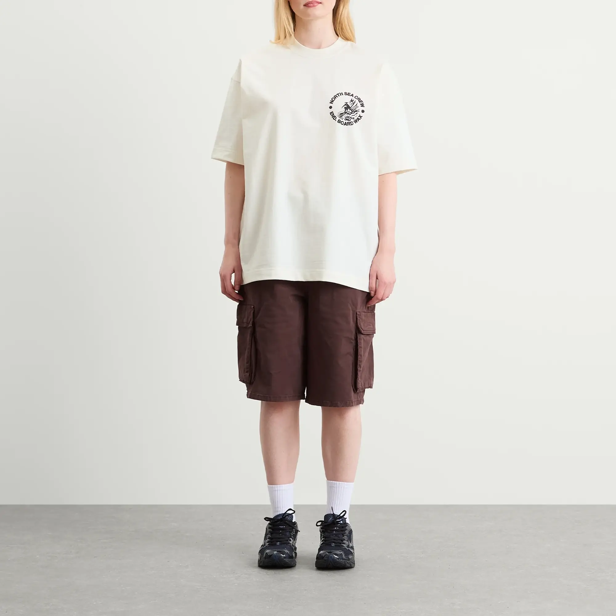 END. Coastal Board Wax T-Shirt Ecru