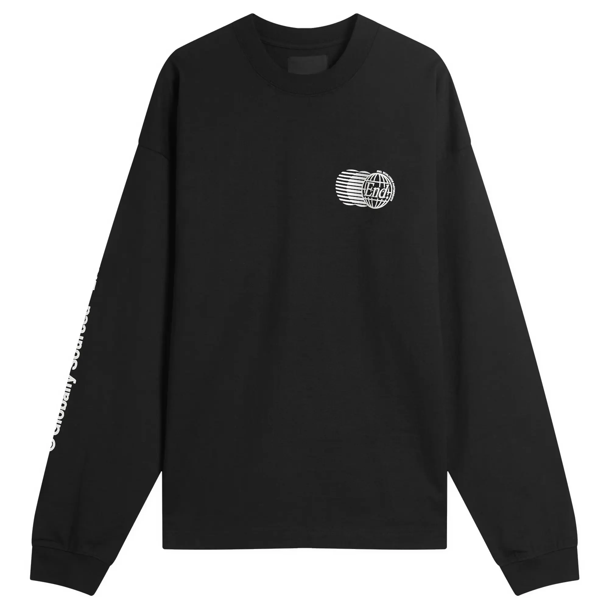 END. END. City Series 2.0 Newcastle Long Sleeve T-Shirt Black